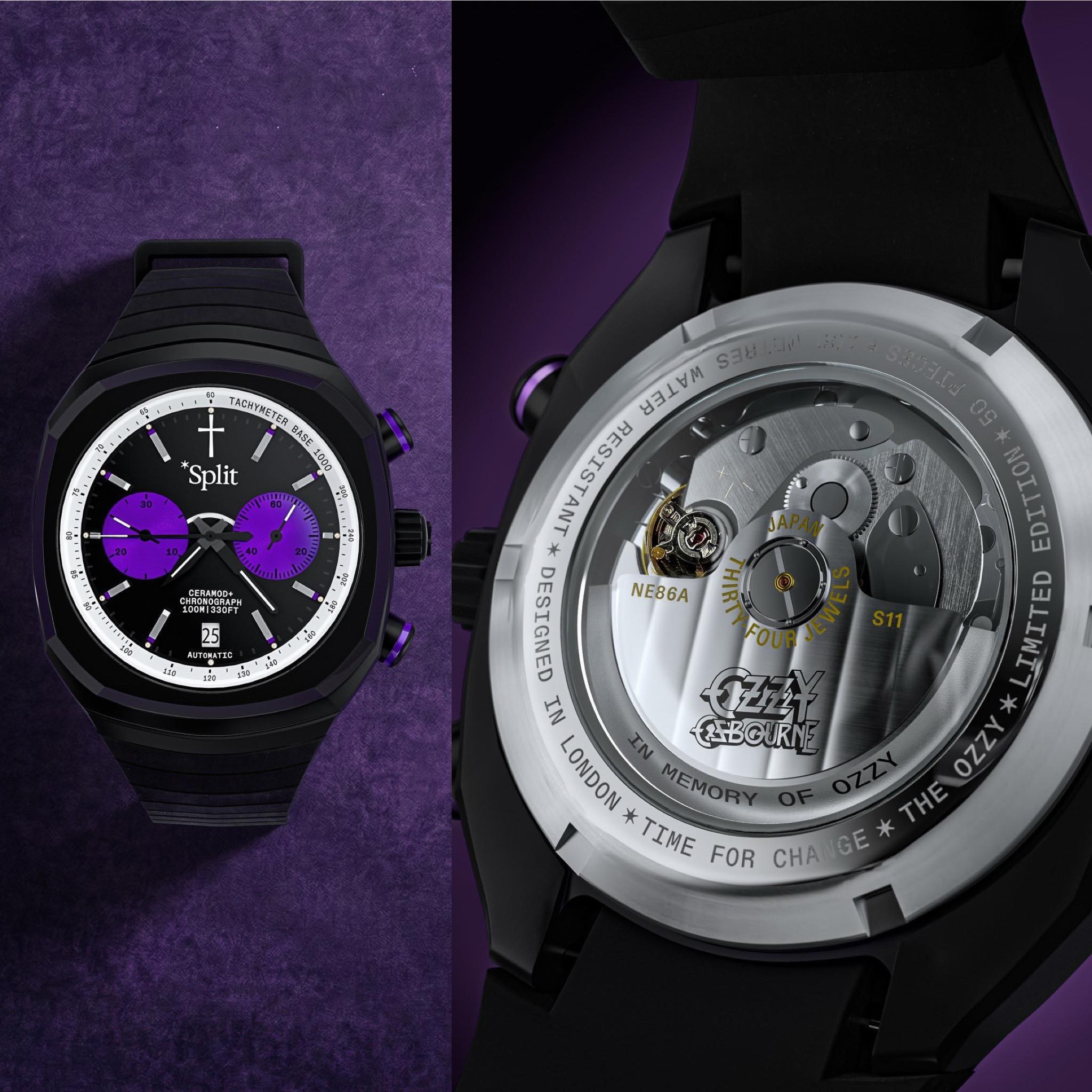 Split Watches выпустит лимитированные часы в честь Оззи Осборна — вся выручка будет направлена в MusiCares FOTKAI