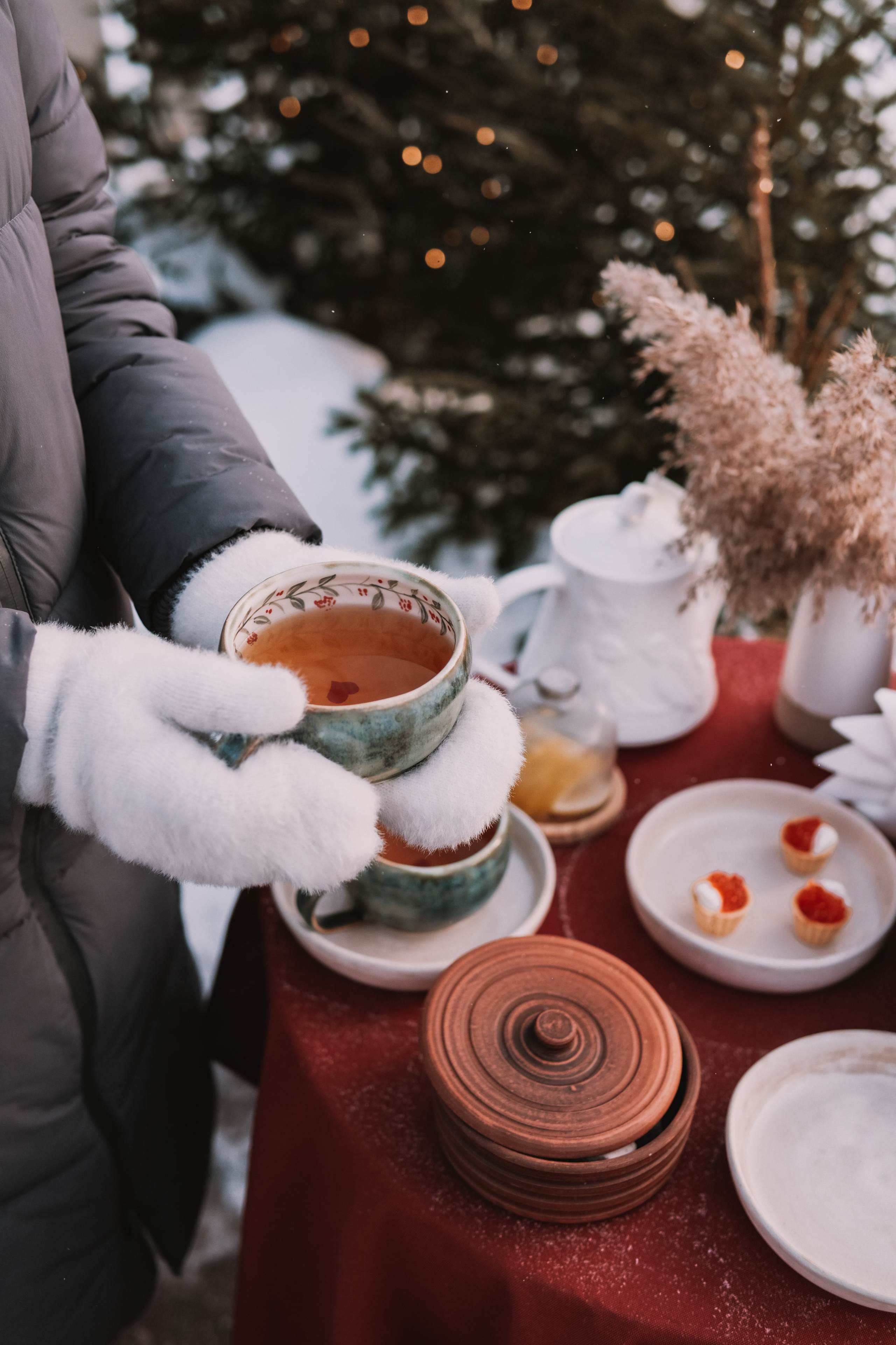 Food and Ceramics. Lens Captures Life