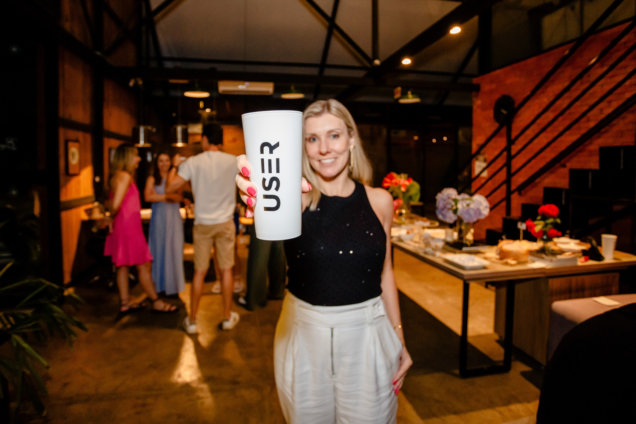 Evento corporativo de fim de ano da empresa User Smart Offices em Itajaí