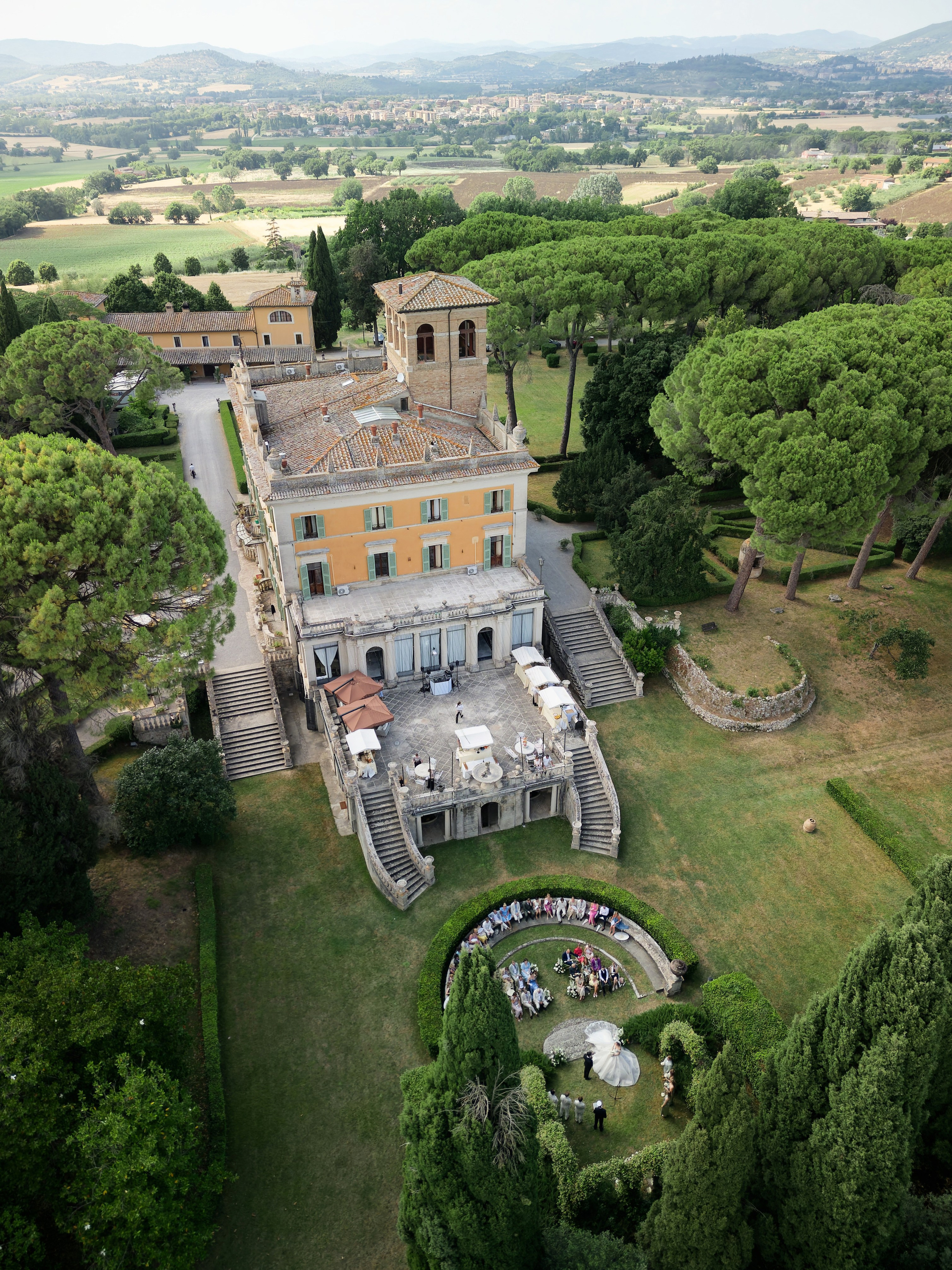 Wedding at La Torre di Pila, Umbria, Italy