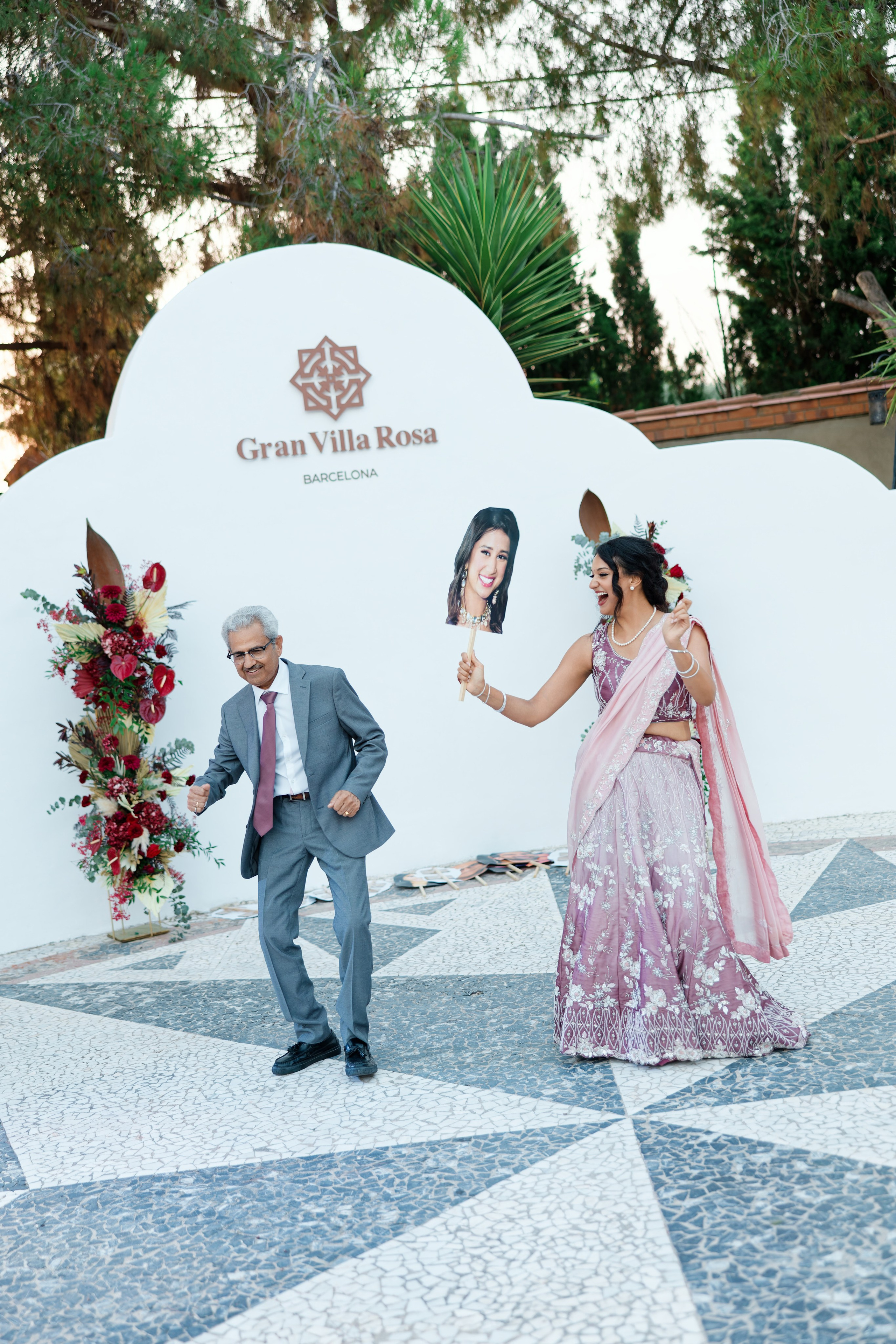 Indian wedding at Gran Villa Rosa, Barcelona