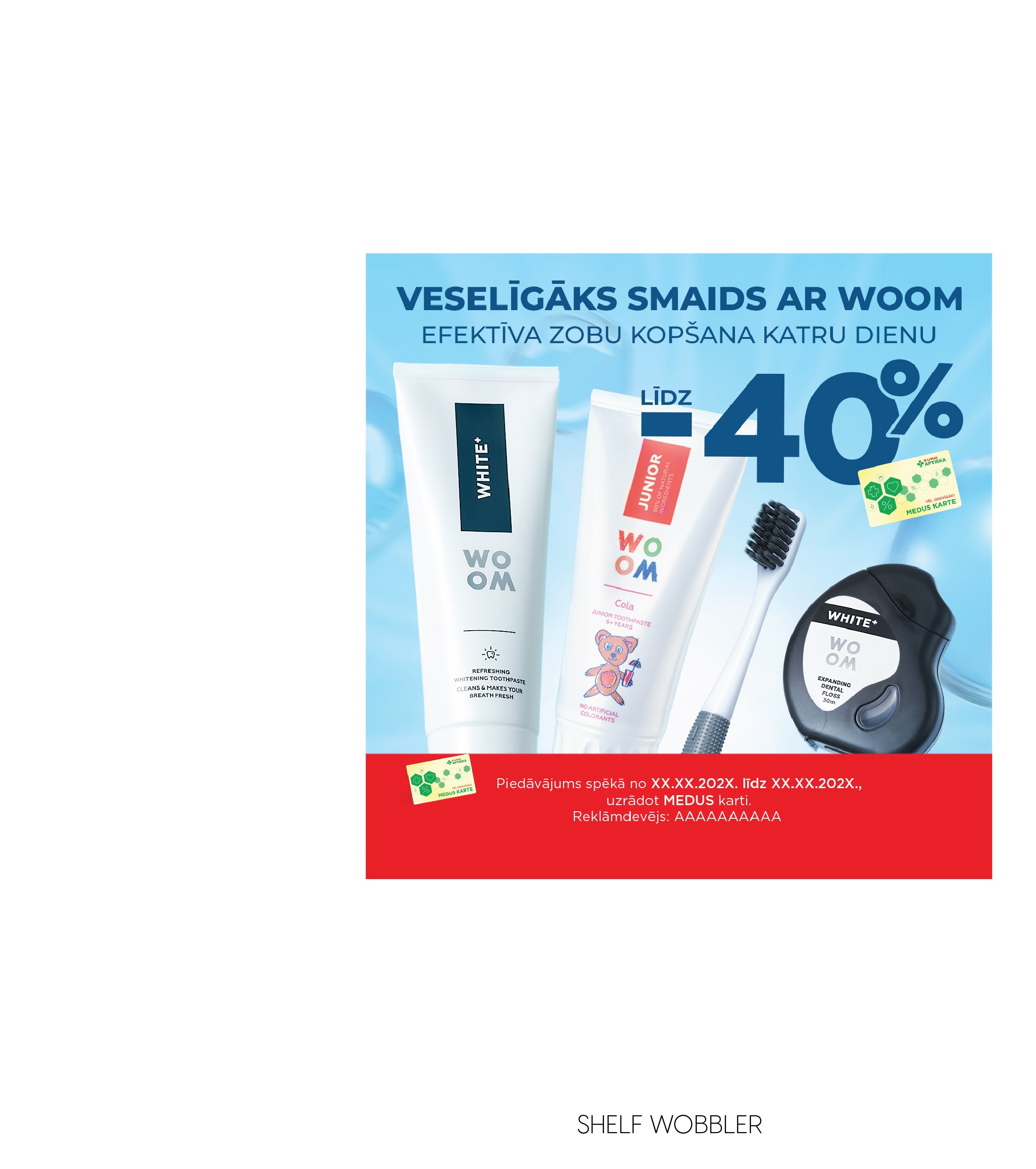 WOOM x Euroaptieka campain 04.2026. ContentLab — visual content for your business