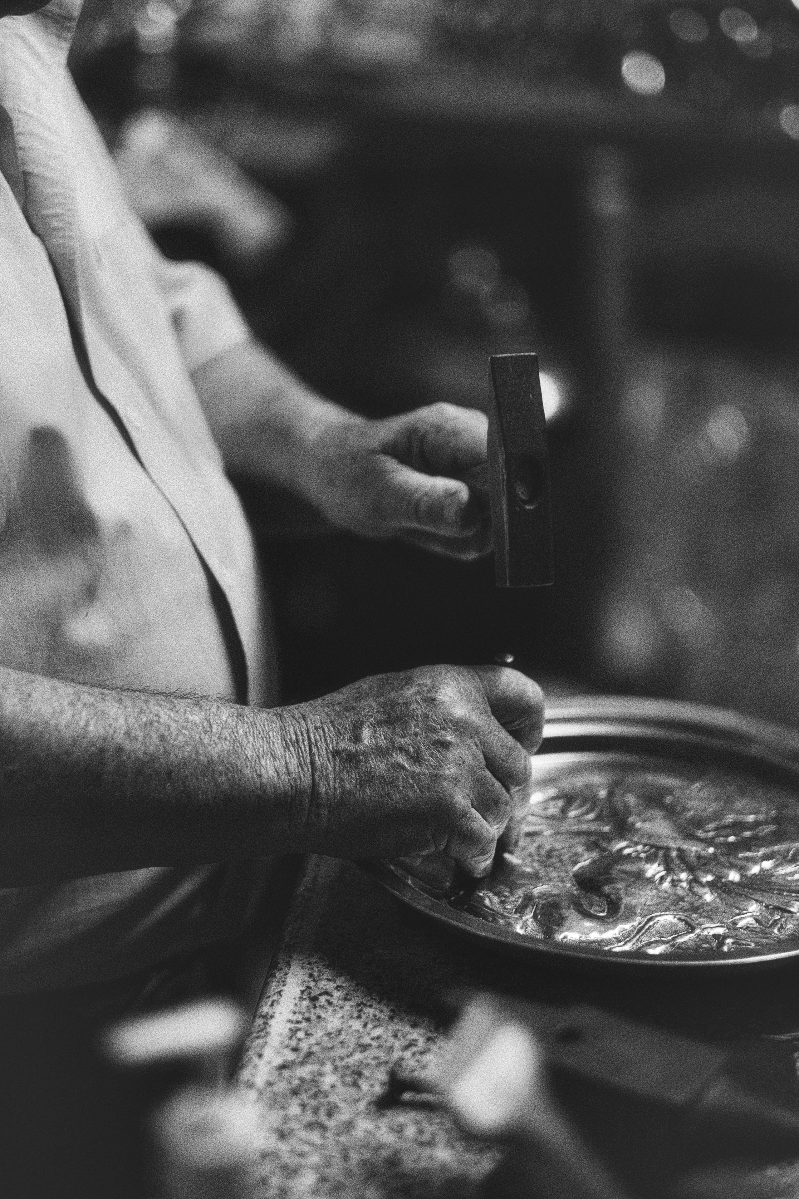 Making icons | Master's hands | Candid street photography in Larnaca | Street Photography | Cyprus