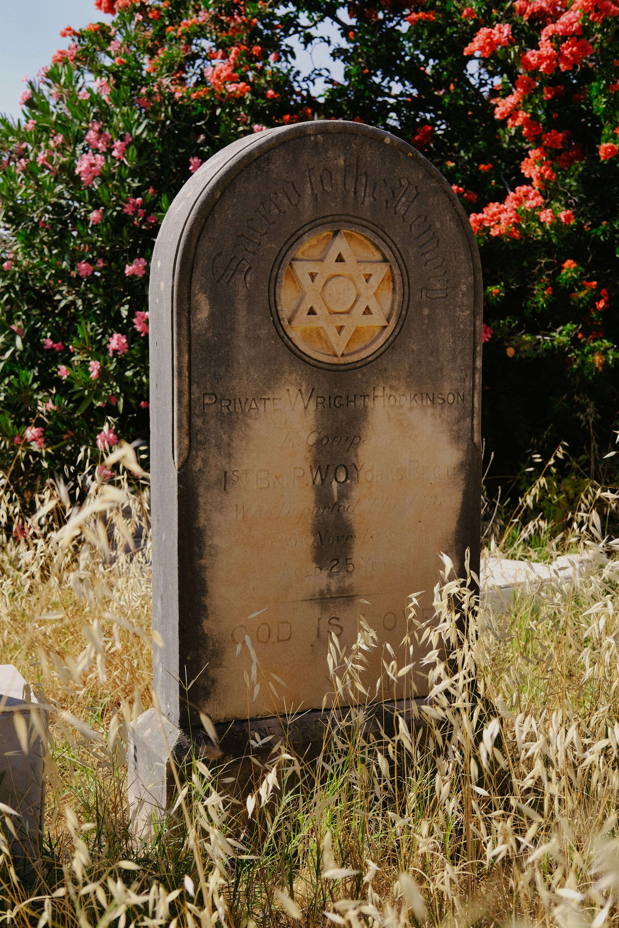 Old British Cemetery. Graves of Russian officers. Limassol, Cyprus.