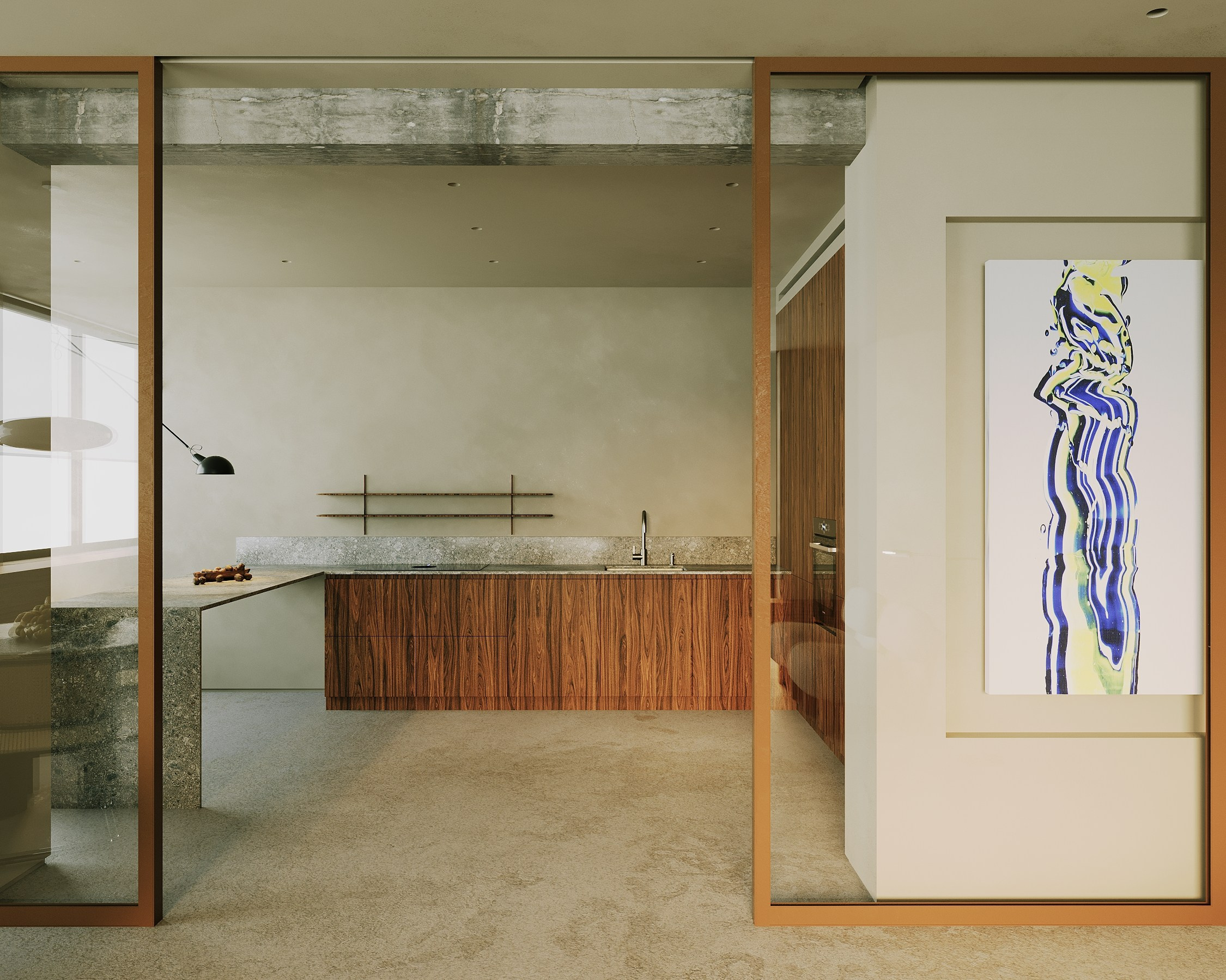 Flat80m2: concept by reference. LOLEYLO.INTERIORS