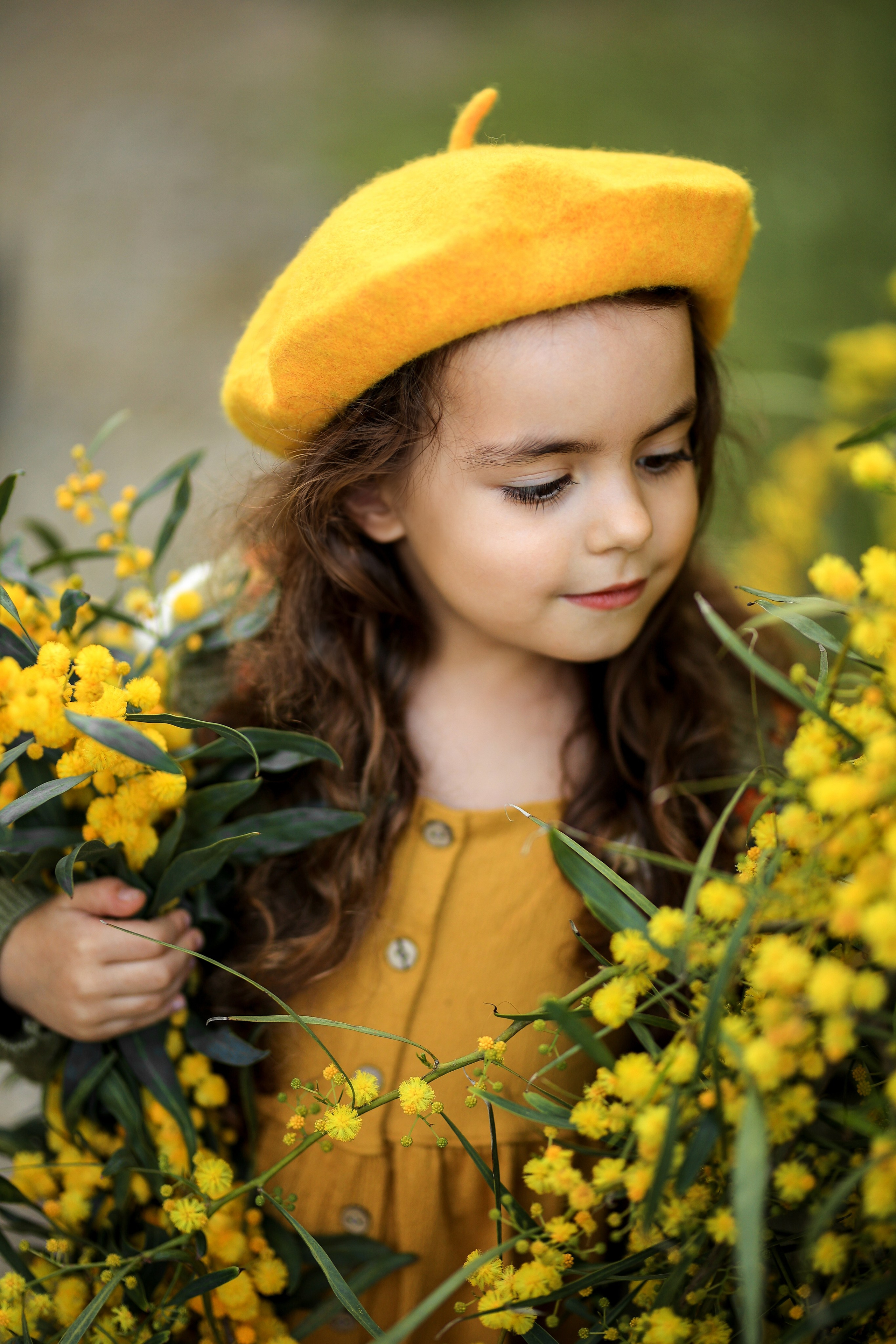 Photoshooting in mimosa. Photographer in Turkey, Antalya, Kemer, Belek, Side, Kas, Fethiye