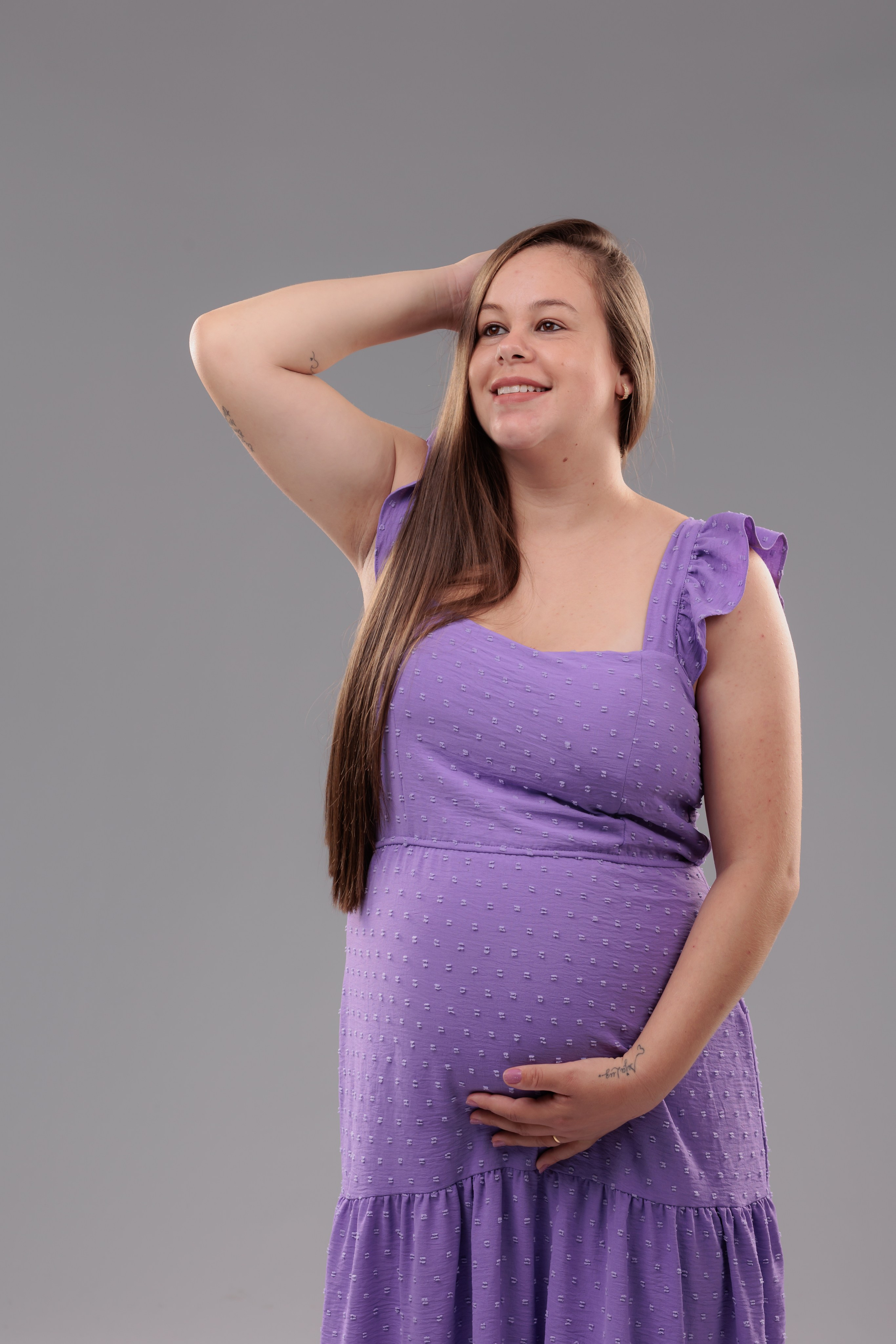 Ensaio gestante em estúdio em Indaial Timbó e Blumenau