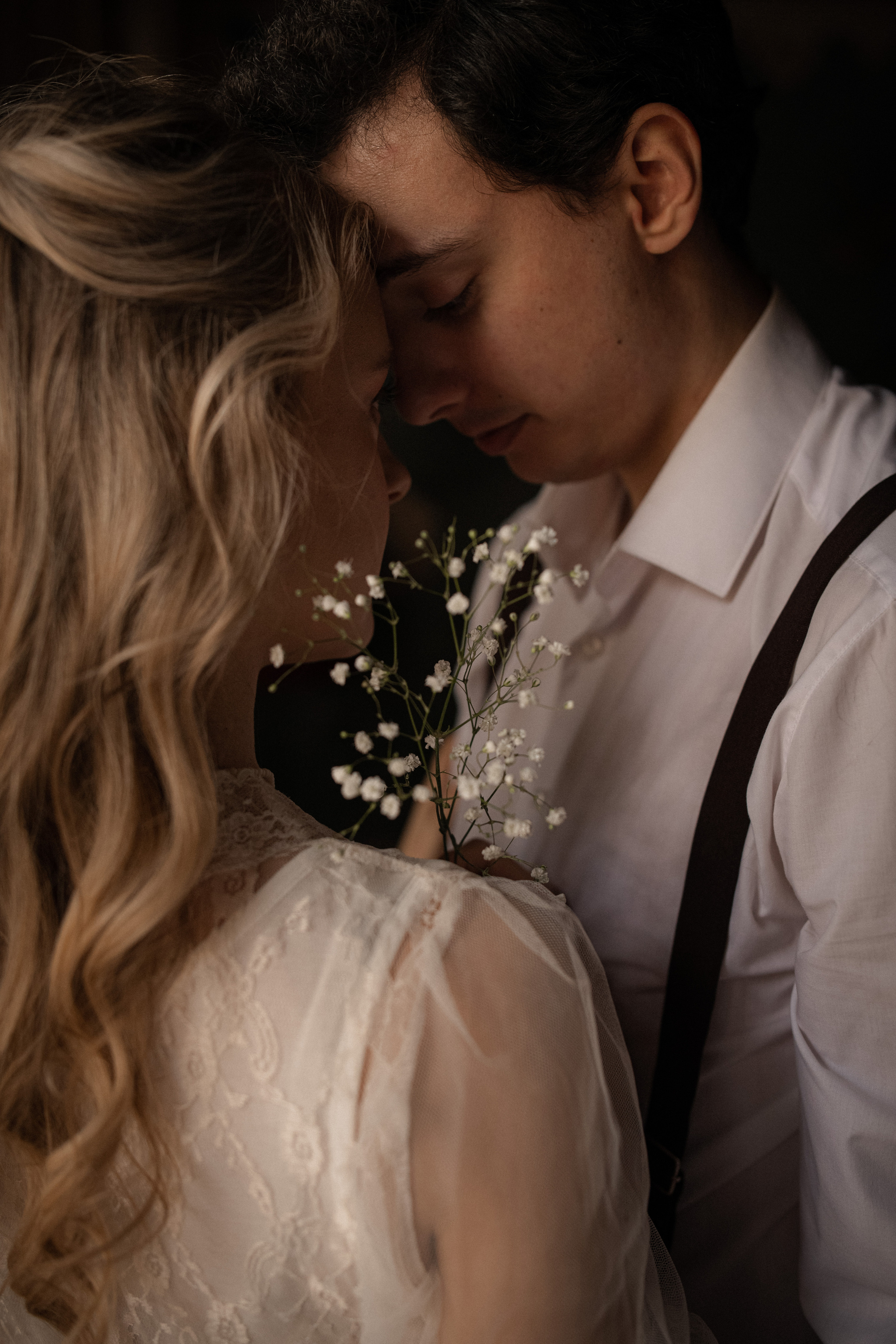 Romantic micro-wedding photoshoot. Wedding & Family photographer in County Donegal and Dublin, Ireland