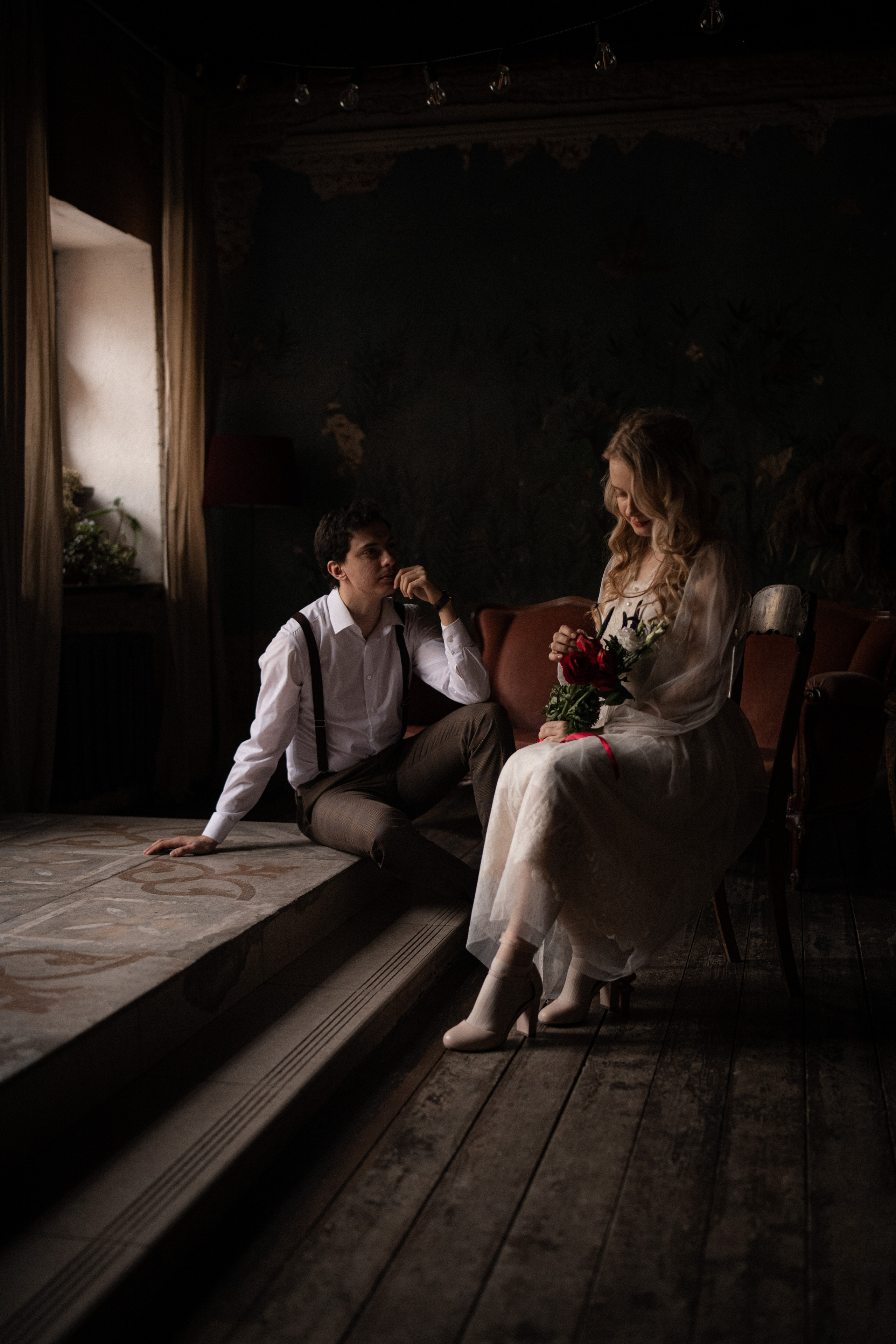 Romantic micro-wedding photoshoot. Wedding & Family photographer in County Donegal and Dublin, Ireland