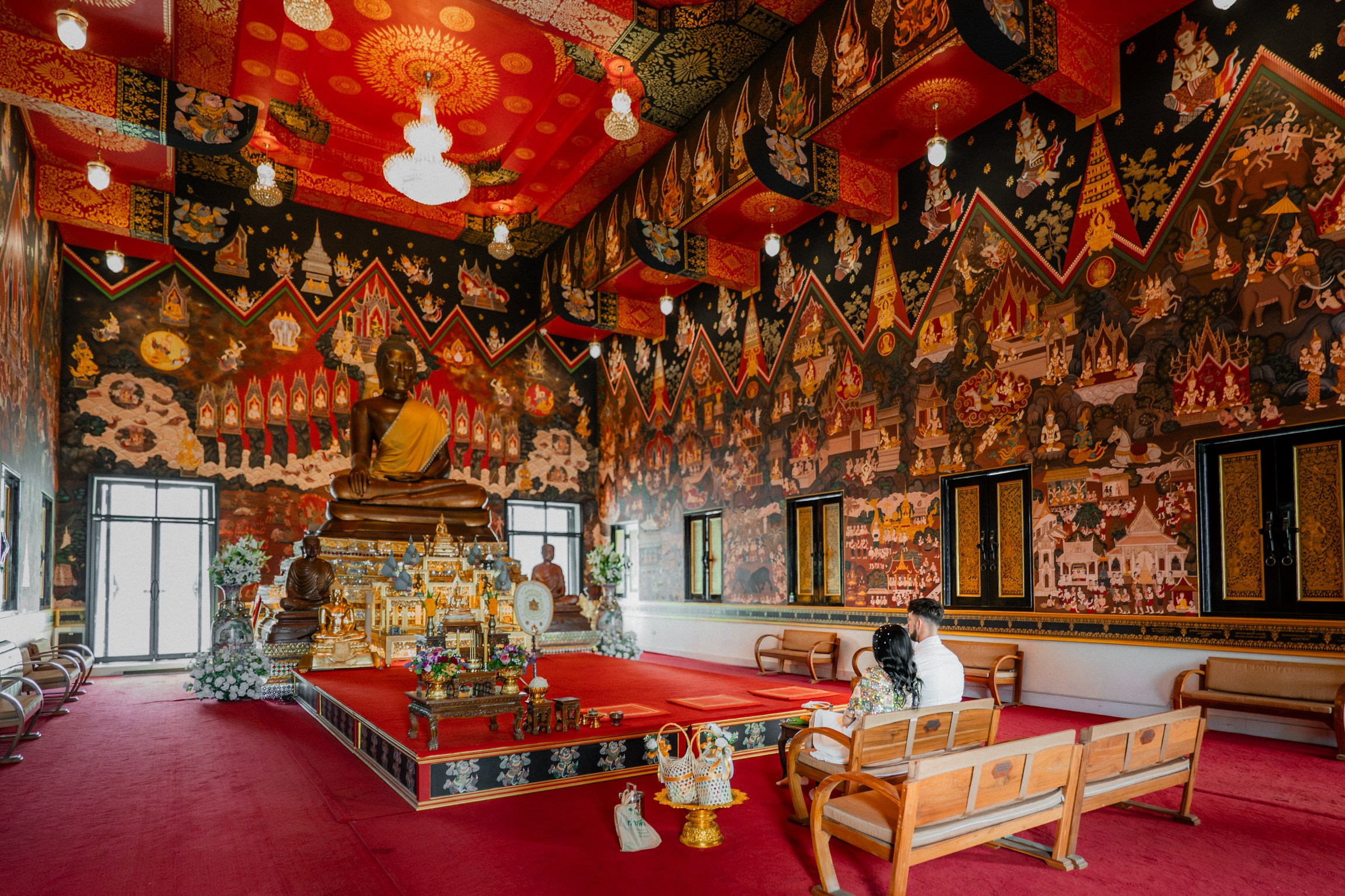 Georgia and Ben. Буддийская свадебная церемония на Самуи, Таиланд