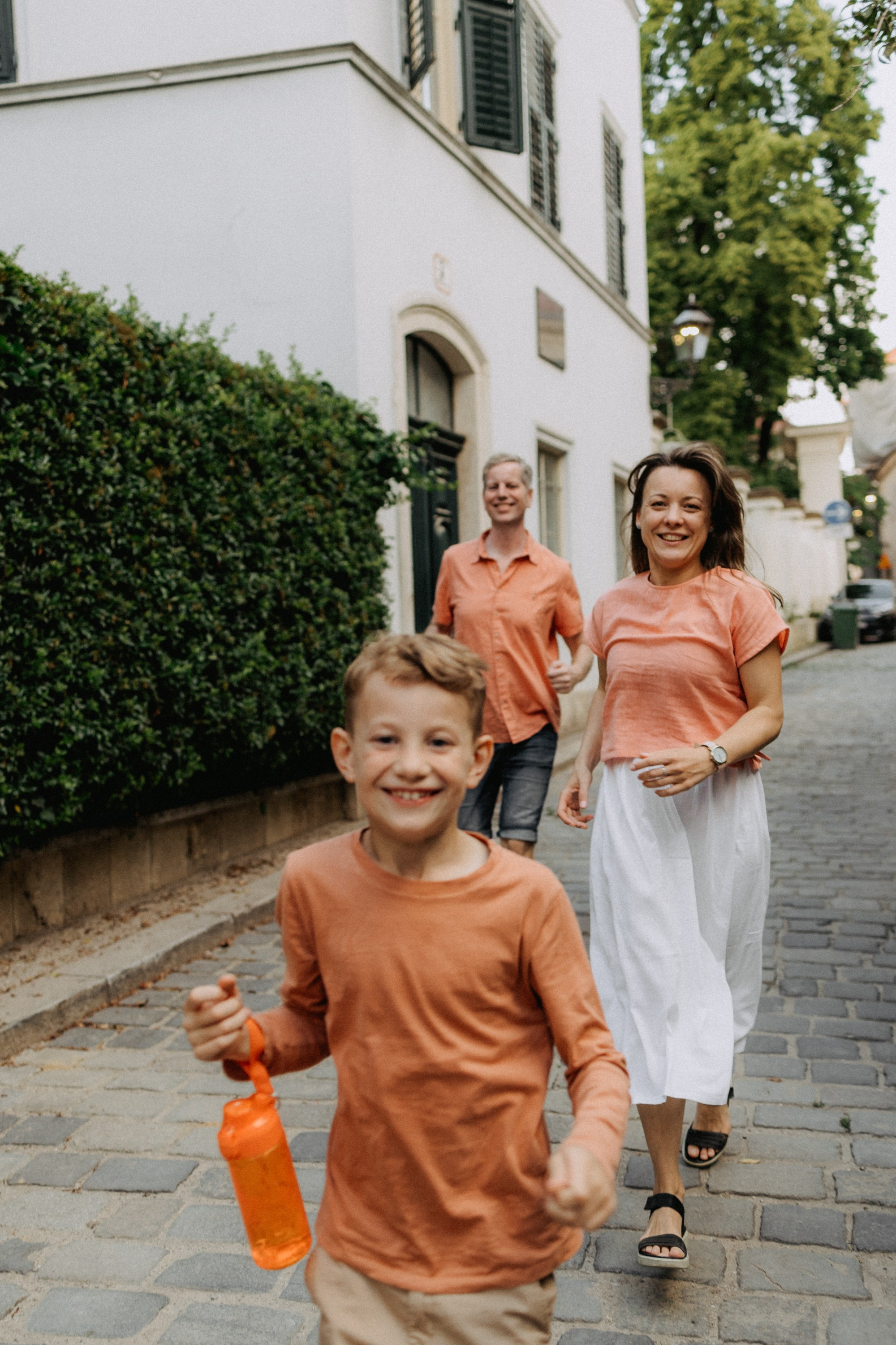 Family in the city. Elena Gorobets. Photographer in Zagreb
