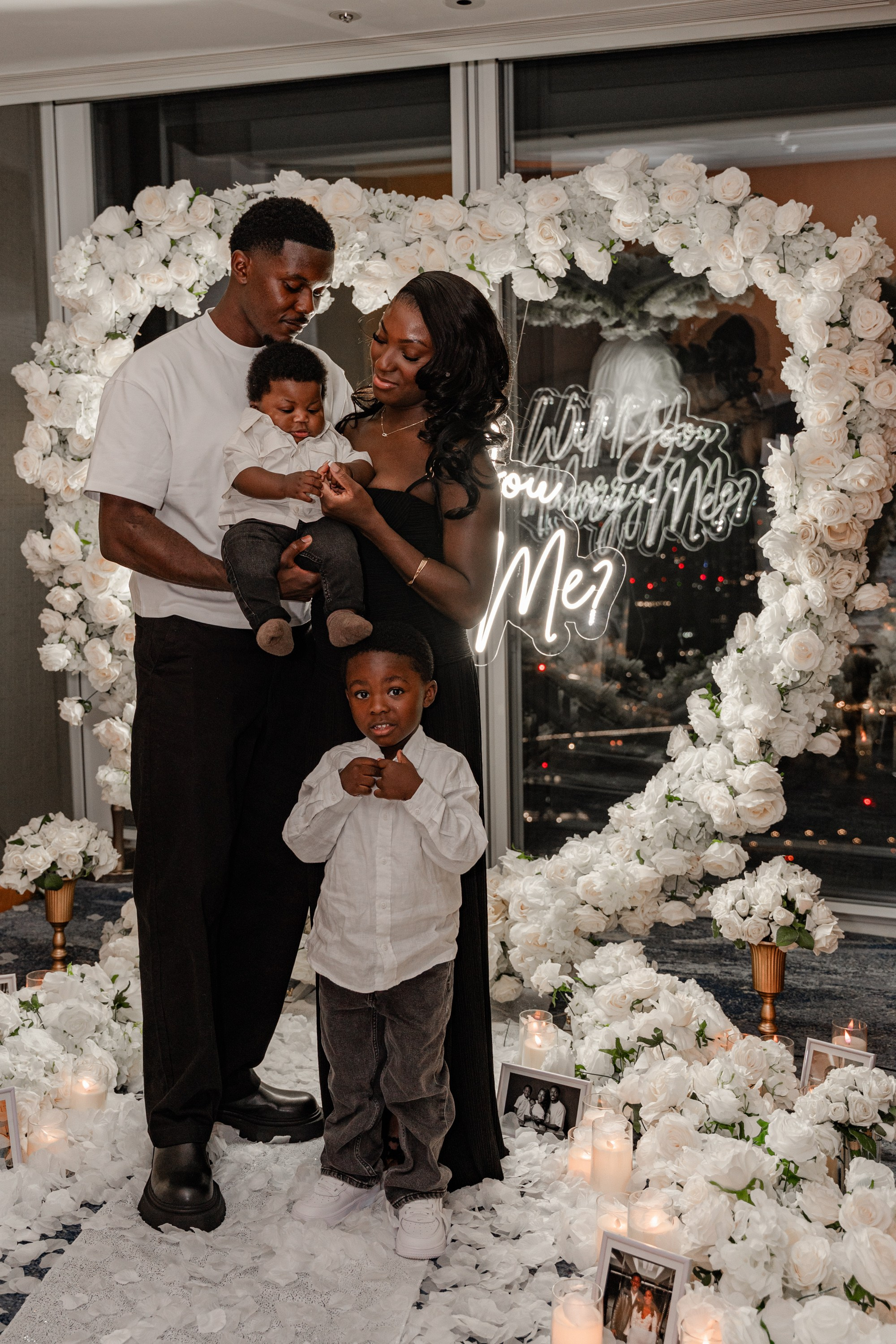 The proposal in The Shard. Tonya Kyrylenko photographer in London