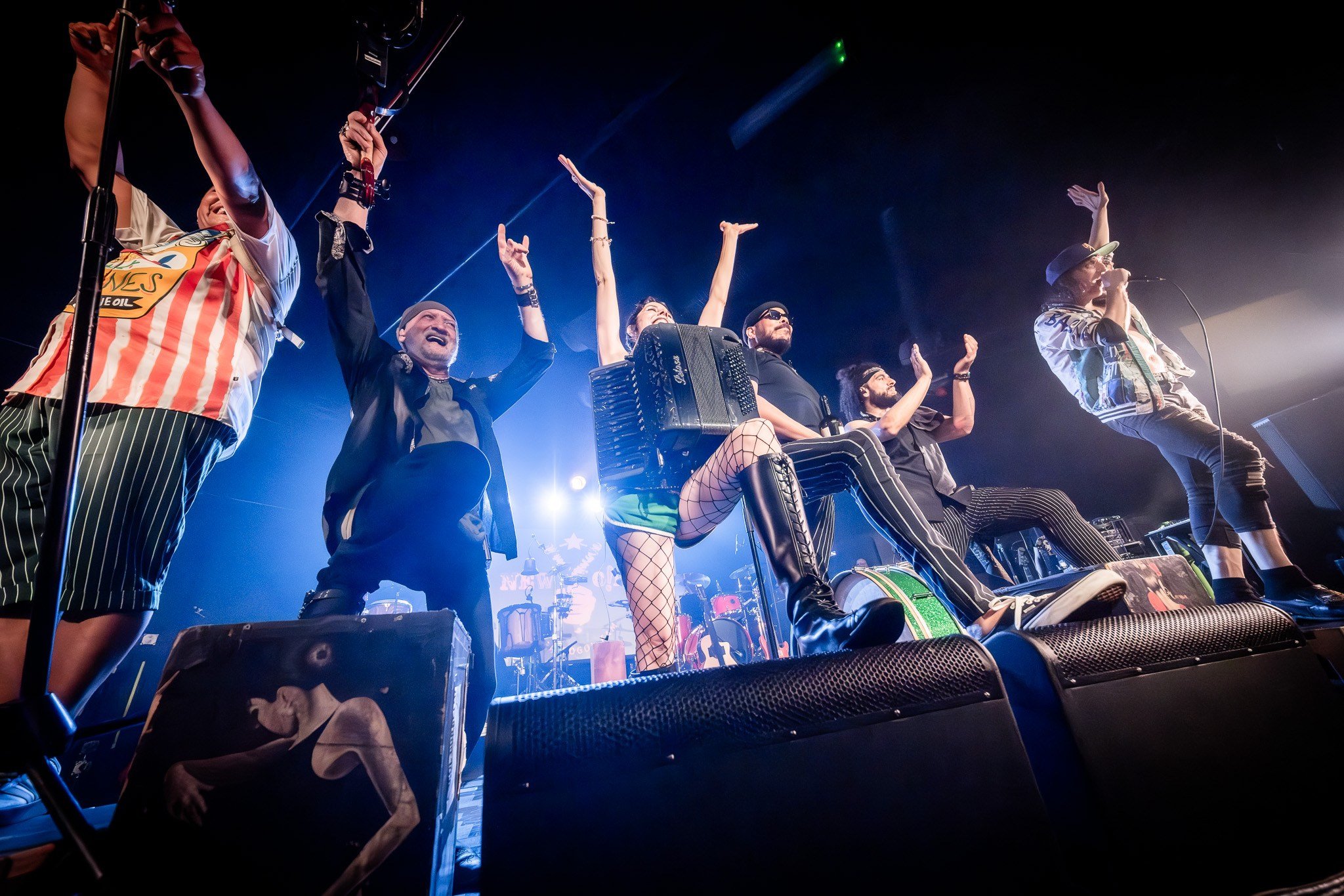 GOGOL BORDELLO / SACRAMENTO. Reportage concert portrait photography in the San Francisco Bay Area