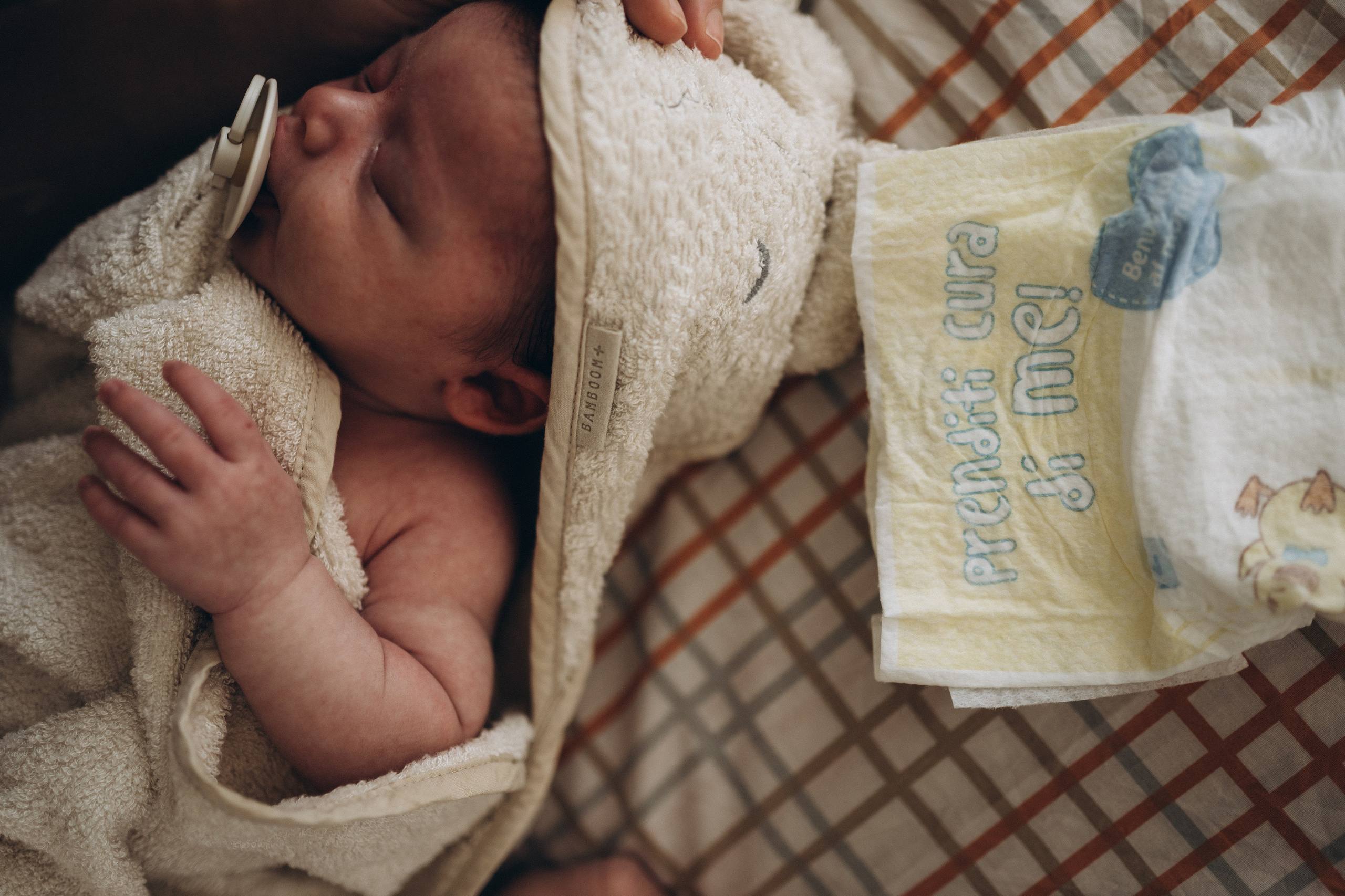 Foto neonato con genitori in stile naturale a Varese