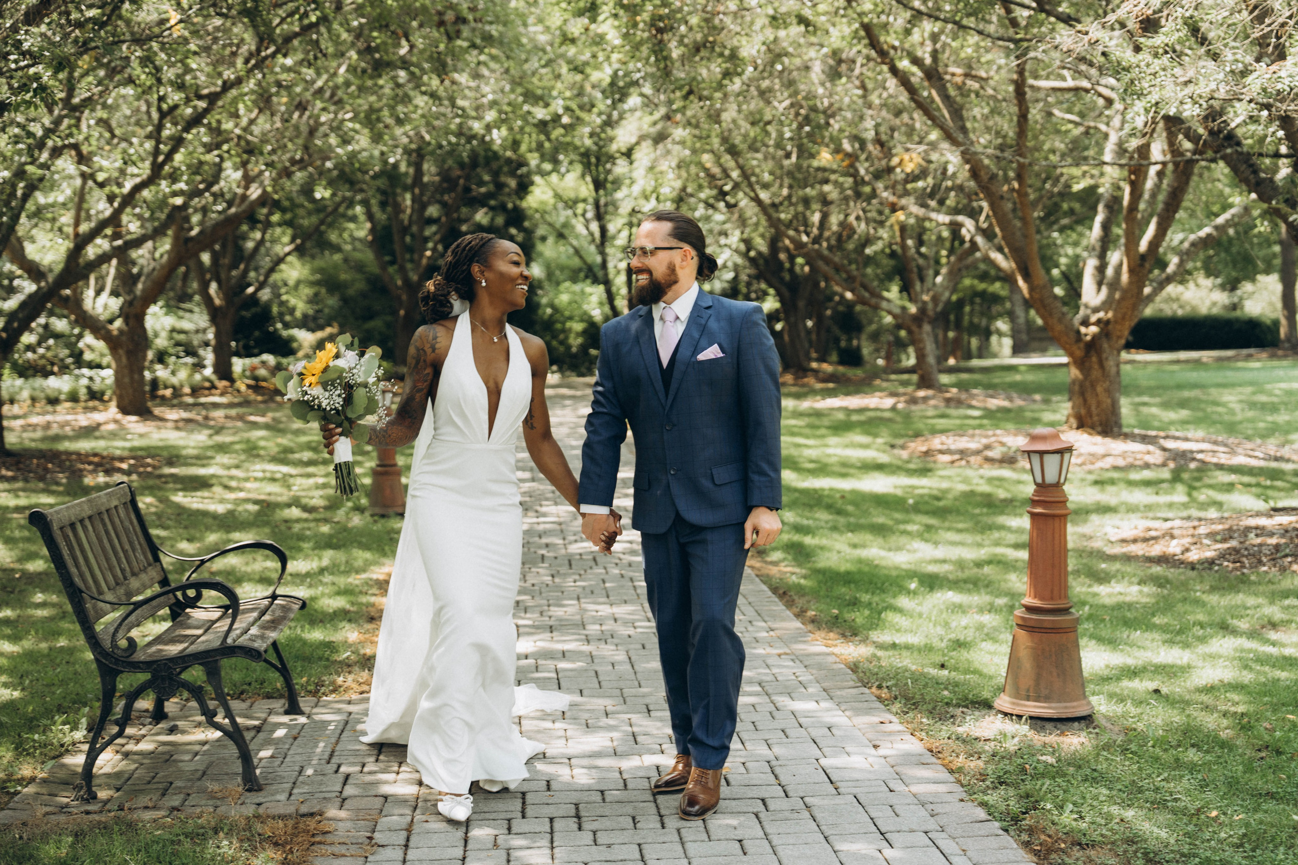 Soft natural light bridal portrait in elegant lace gown, photographed by Gosocialwedding