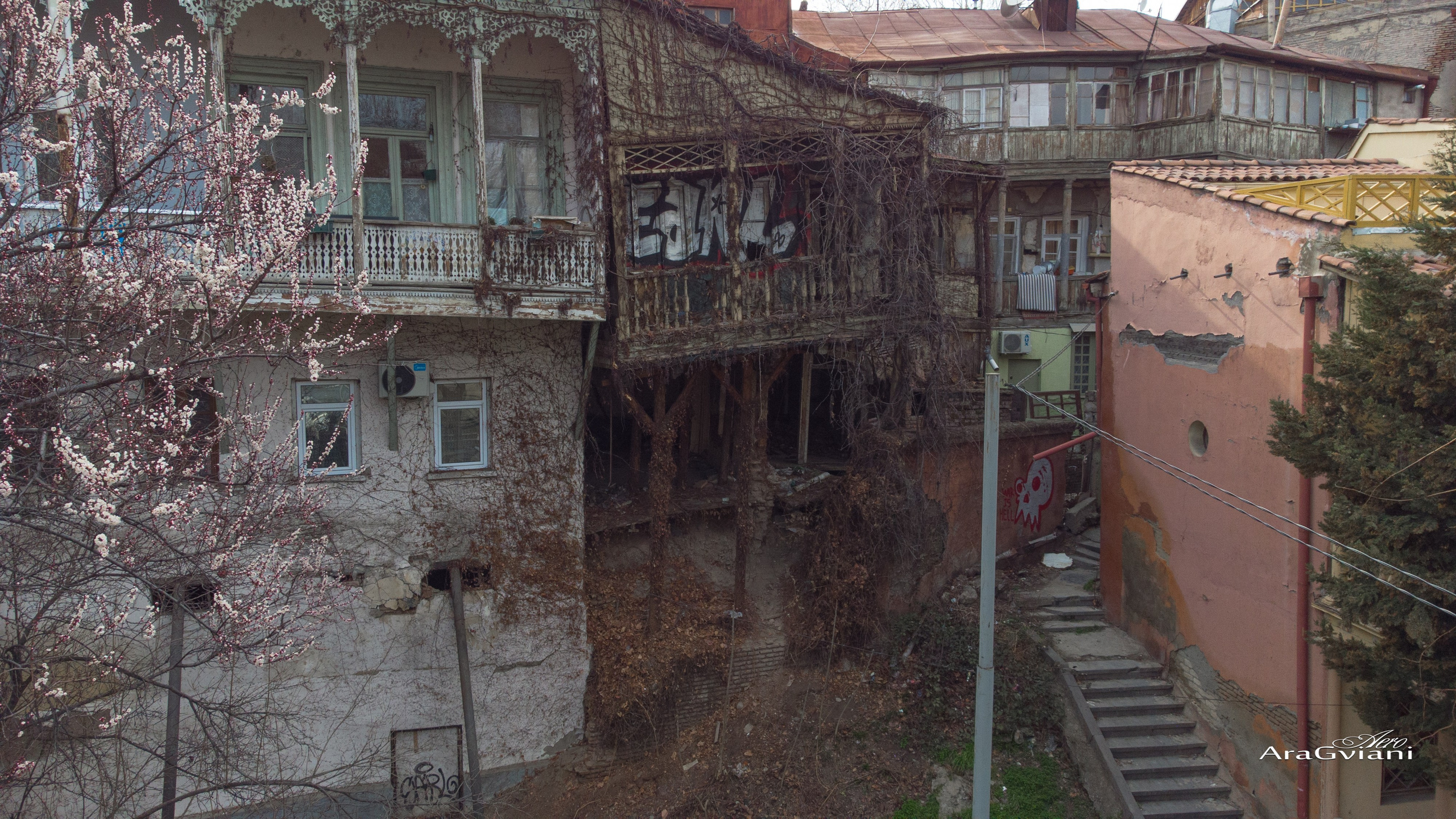 ჩანახატი იეთიმ გურჯის სკვერიდან. FramefreeMan