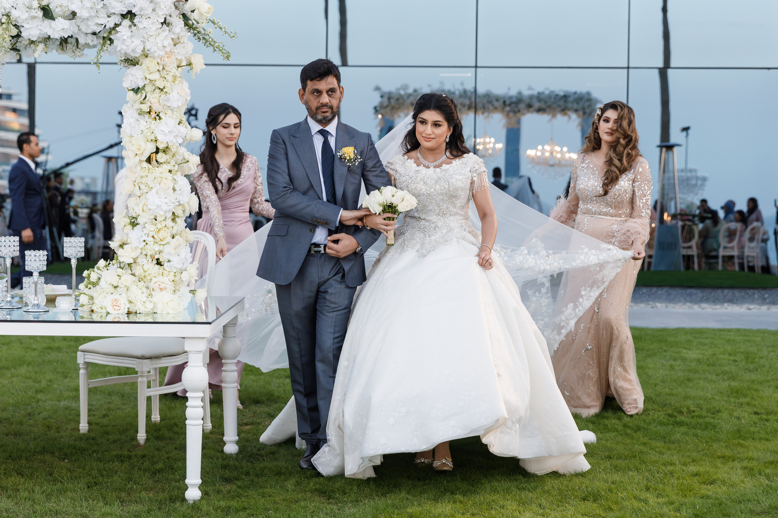 22/12/2023 Burj Al Arab wedding. Photographer Anna Curly | Weddings and Events in Dubai