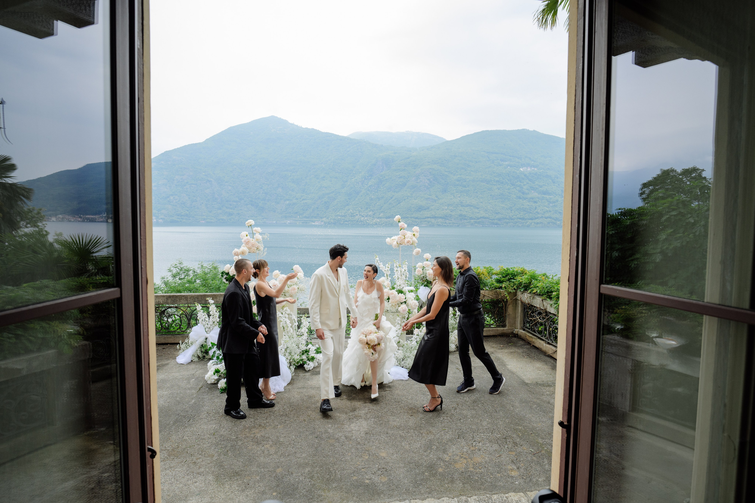 Wedding at lake Como, Italy