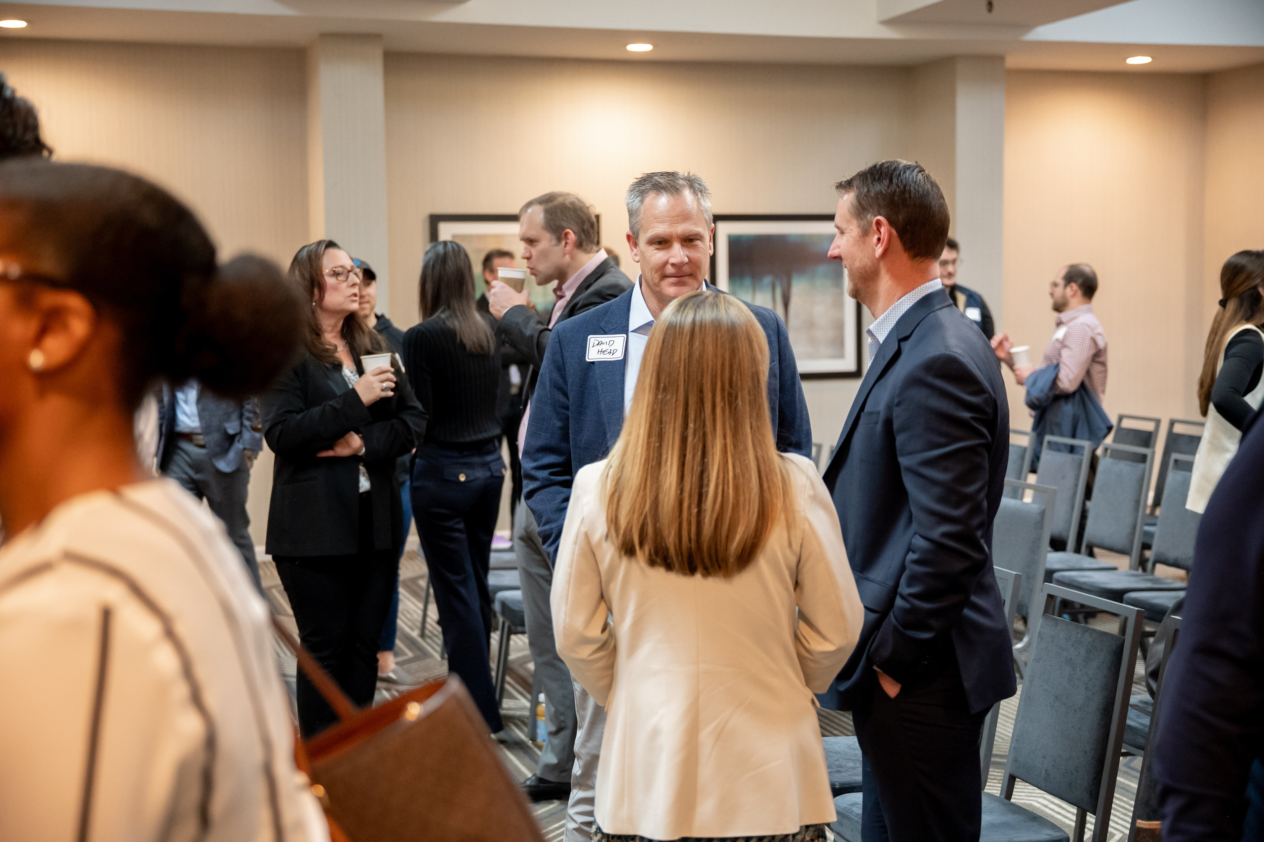 Executive Roundtable networking. Portrait photographer in Charlotte, North Carolina