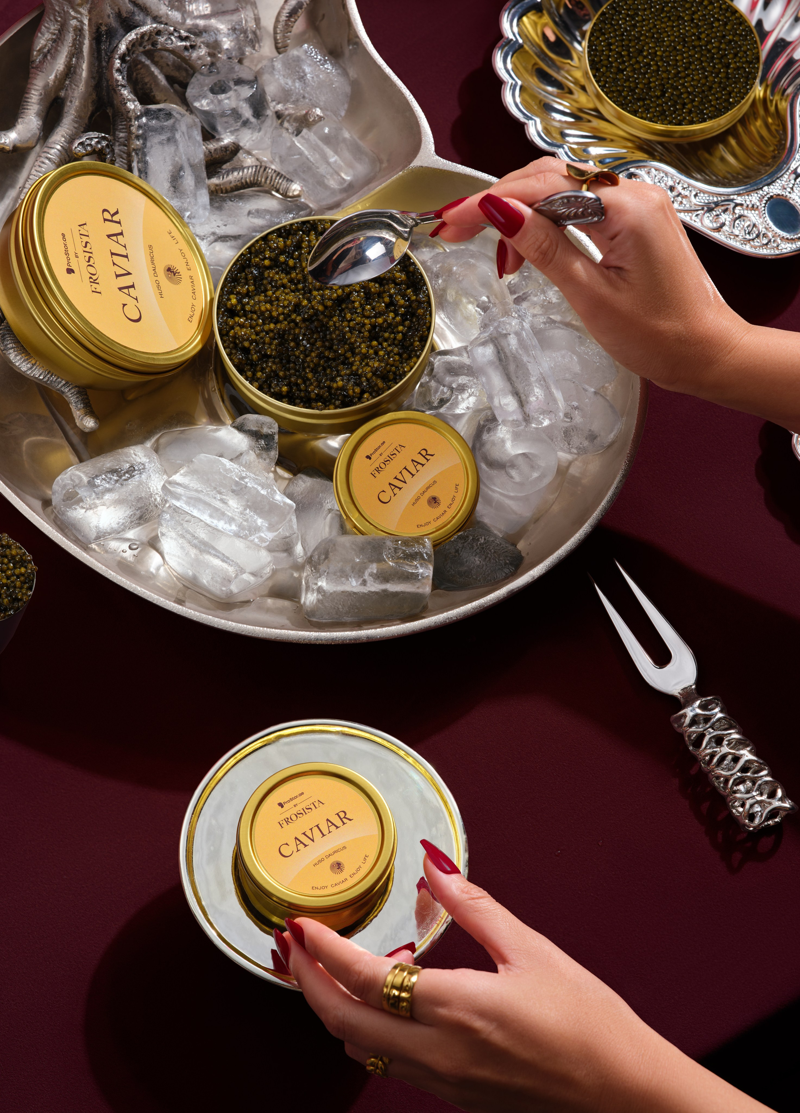 ProStor.ae caviar. Commercial photographer and filmmaker Kirill Fedotov