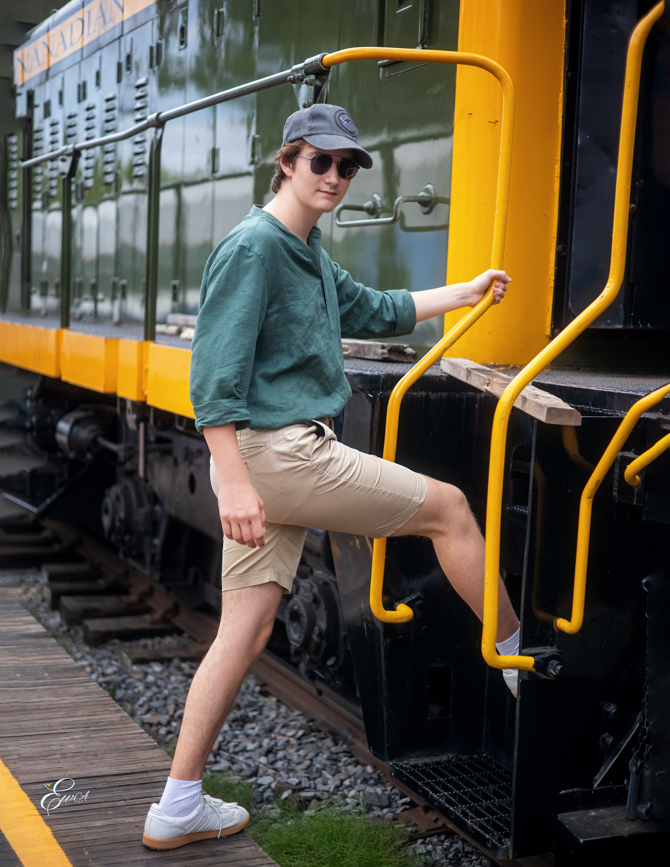 Musée ferroviaire Montréal 2025. Photographe de famille à Montréal Ewa Molchanovskaya
