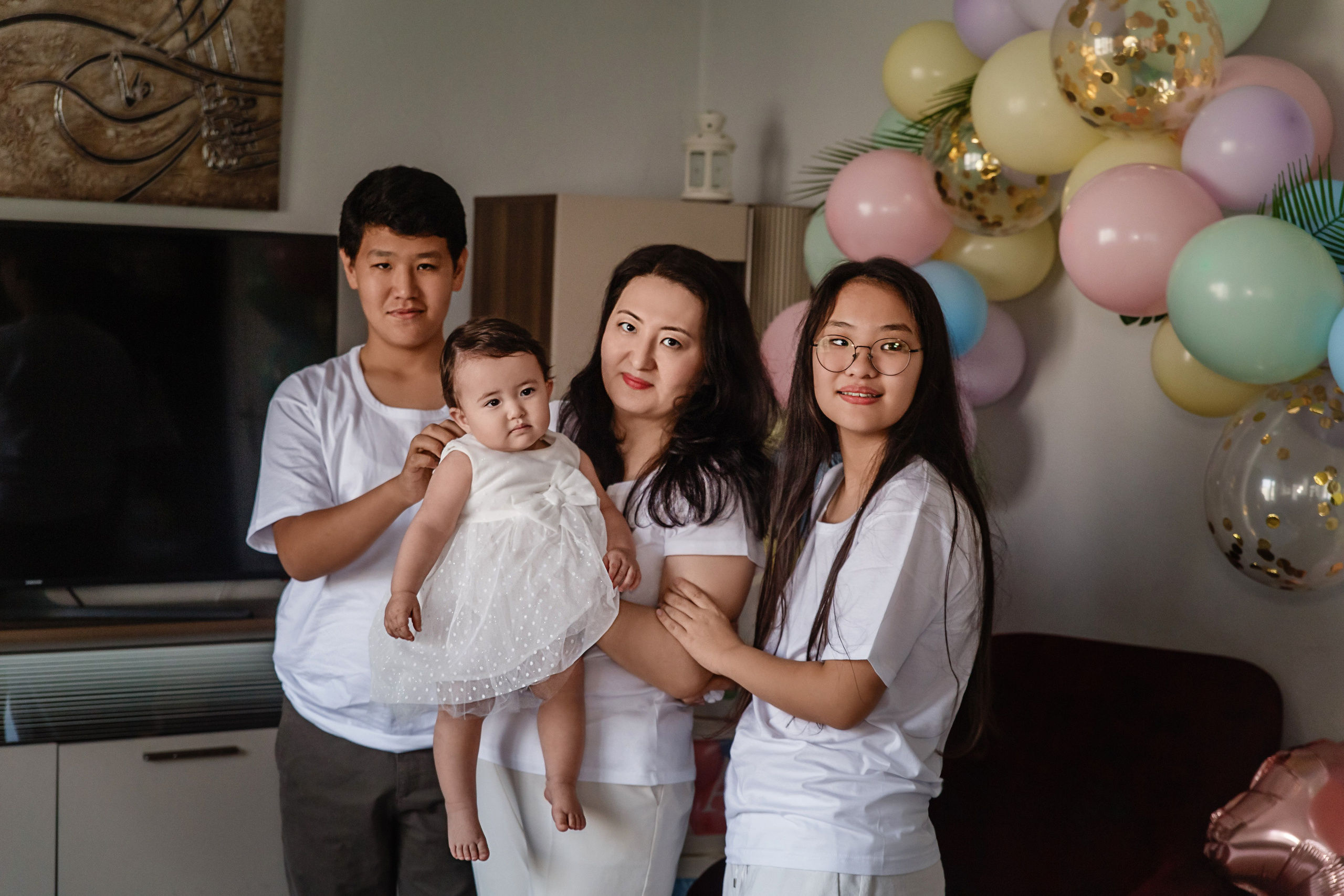 Lifestyle photo session for 1 year of birth