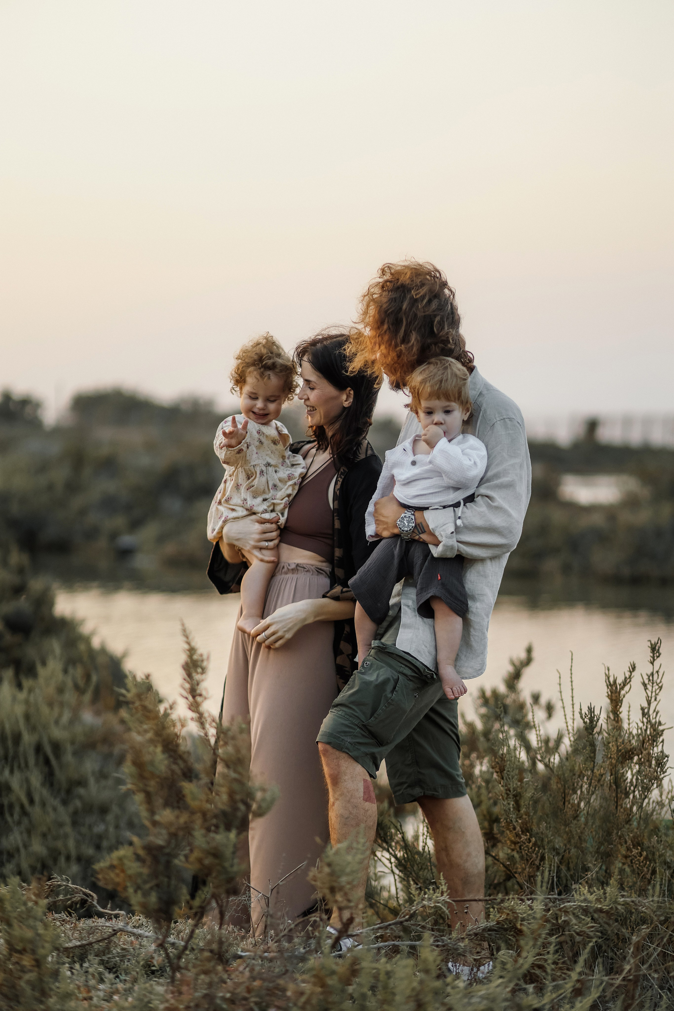 Little curls in Atlit. Family photographer in Israel