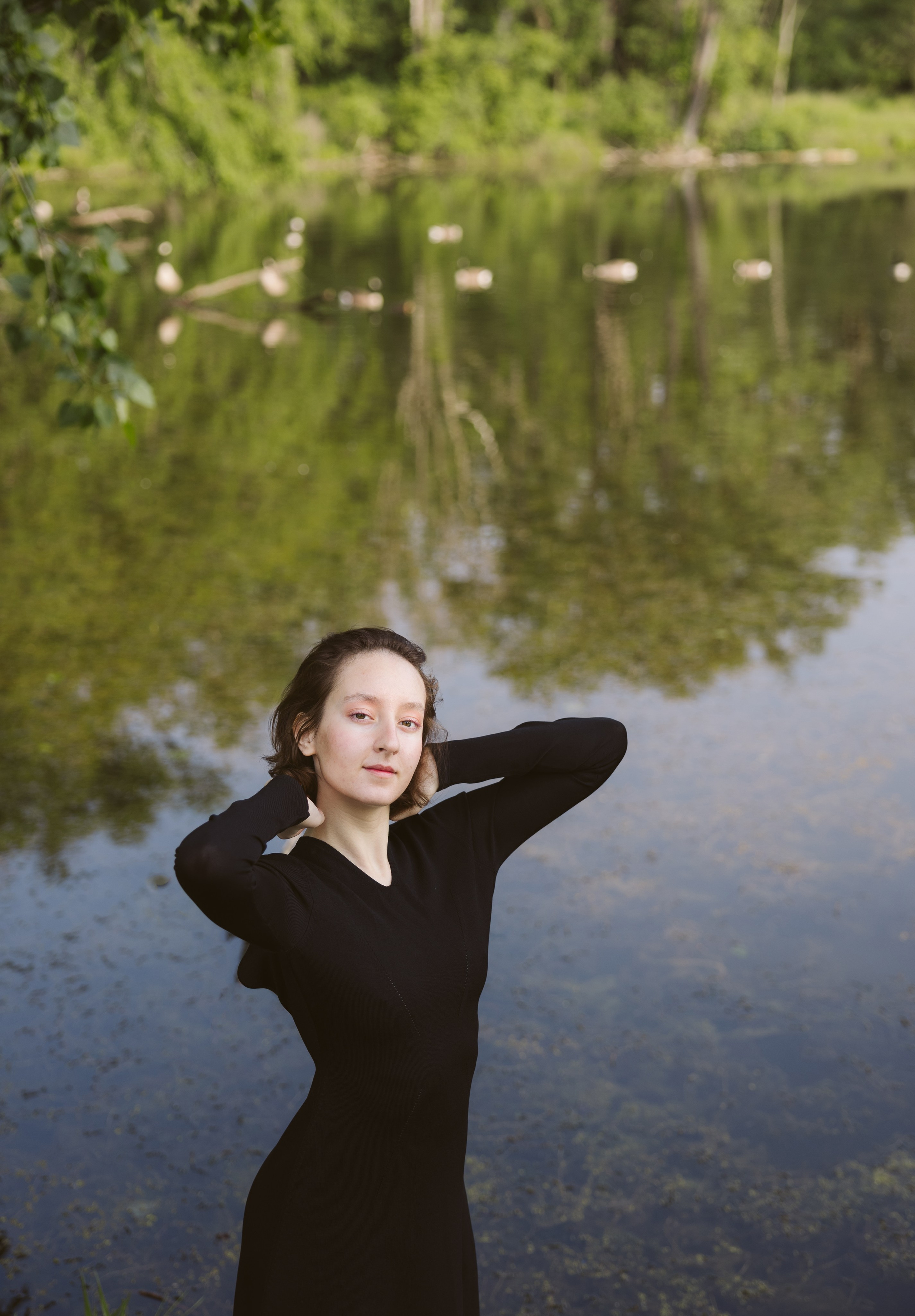 Morning lagoons for Anastasiya. Family Lifestyle Photography
