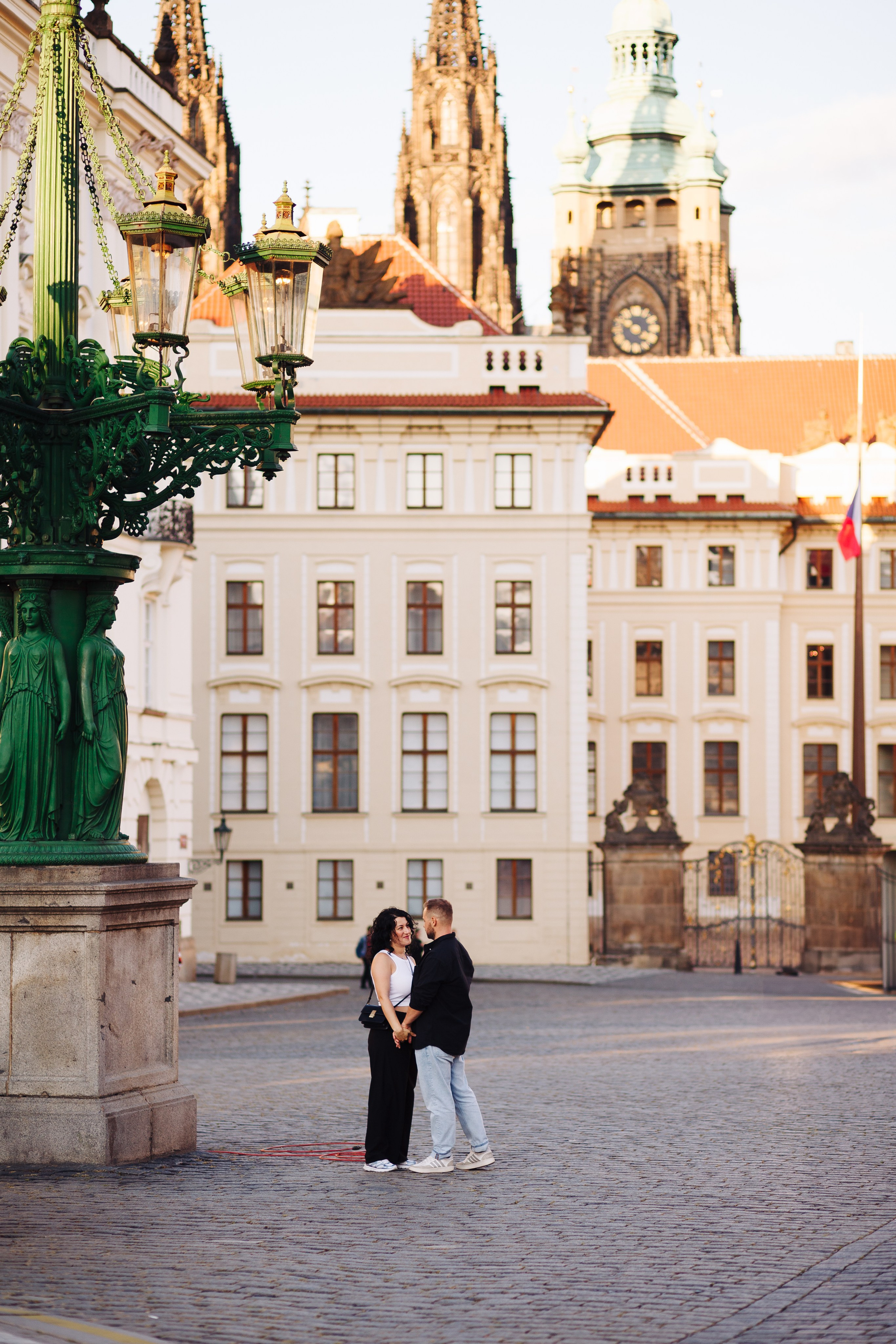 Milana & Alexandr. Photographer in Prague for tourists