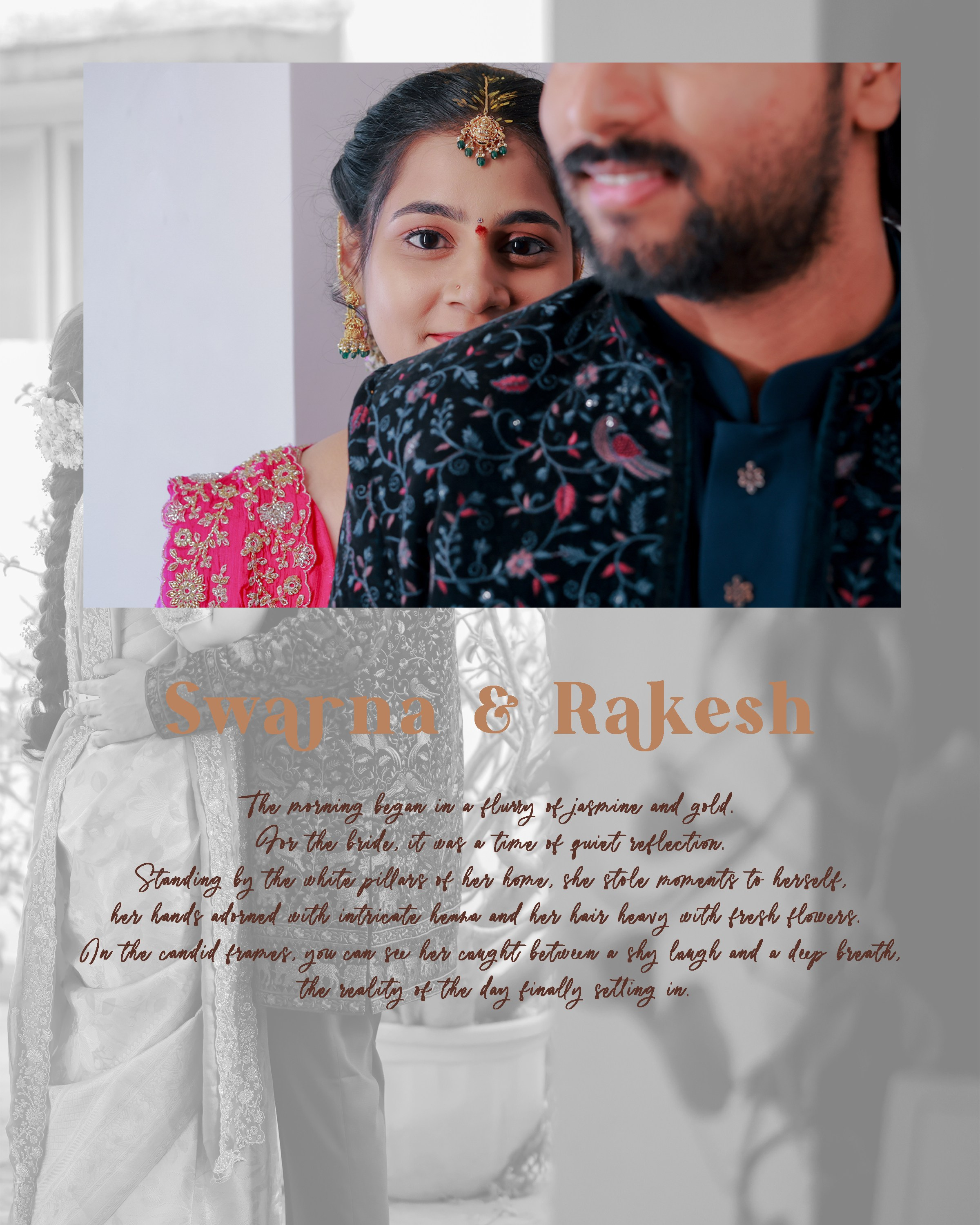 RAKESH & SWARNA. PIC BY SUDHAKONE