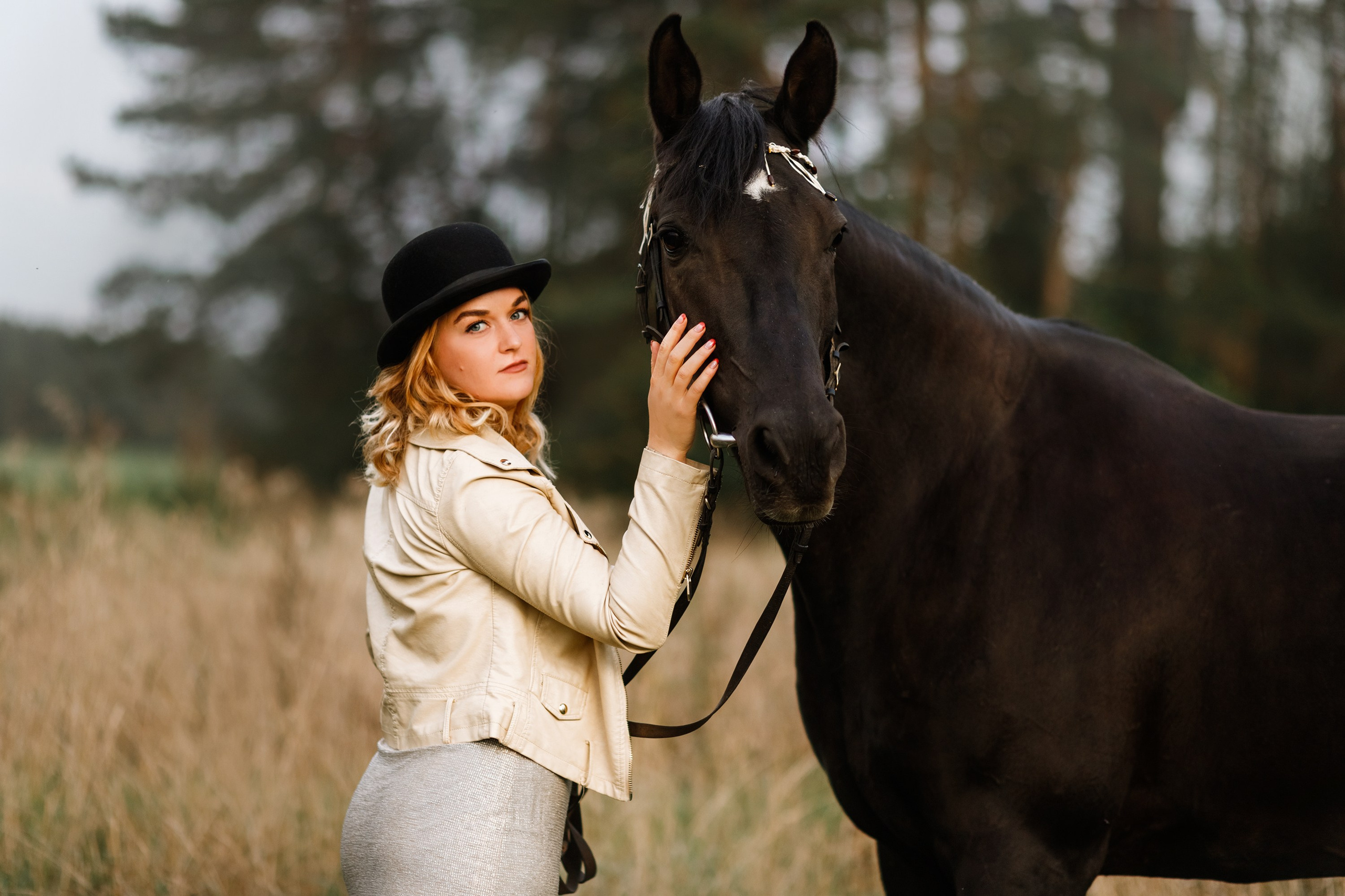 Victoria & her horses, autumn. Kaja | fotograf psów we Wrocławiu