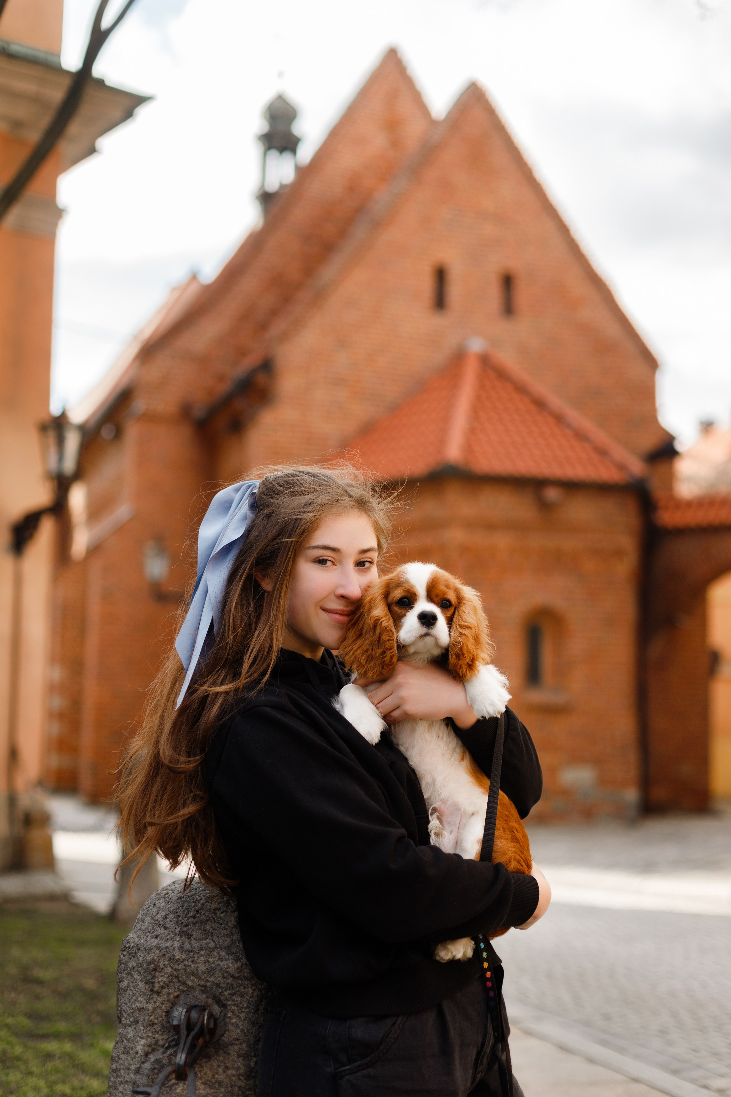 Uliana i Franklin. Kaja | fotograf we Wrocławiu | ludzie i psy