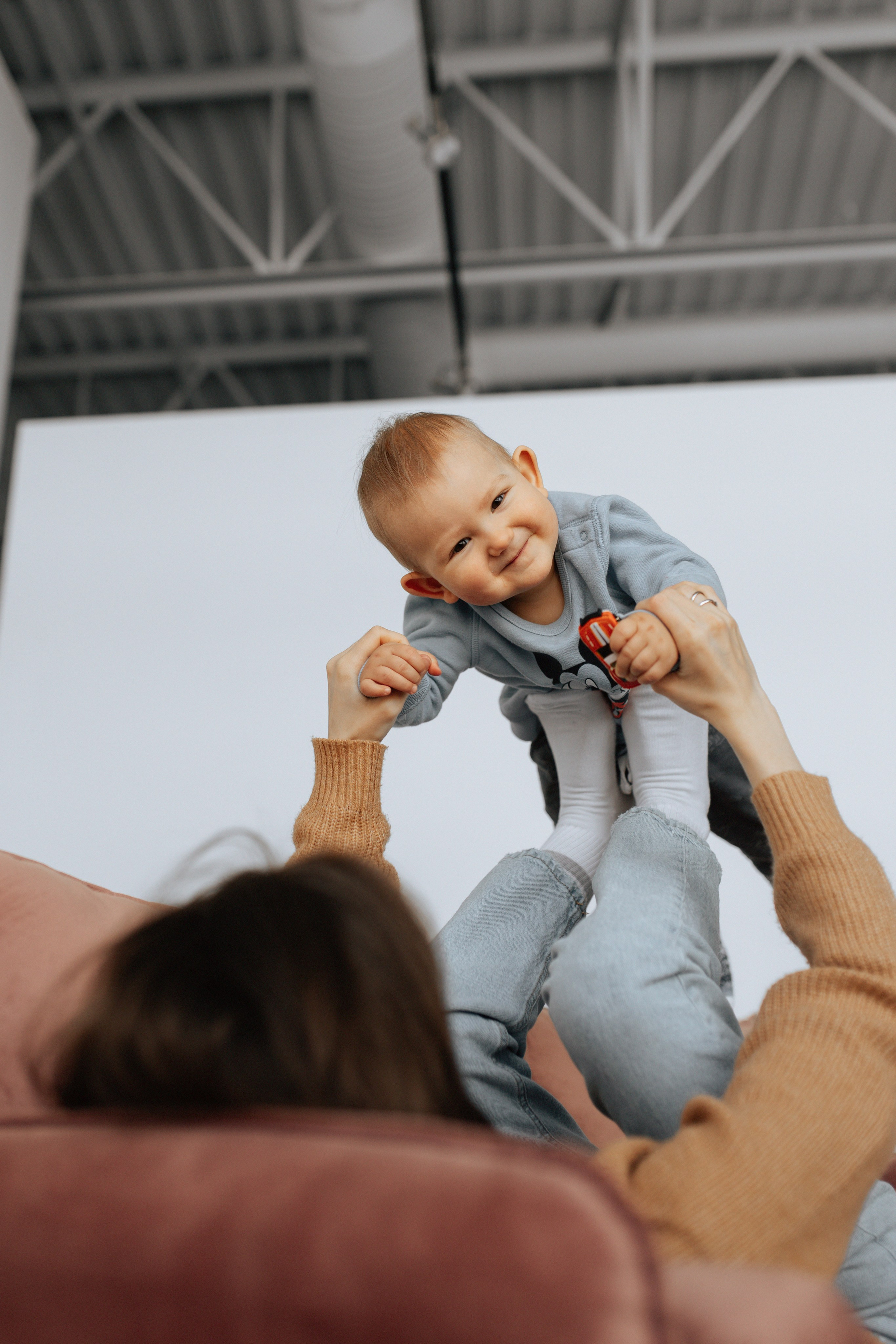 Aleksandr’s first birthday. Home