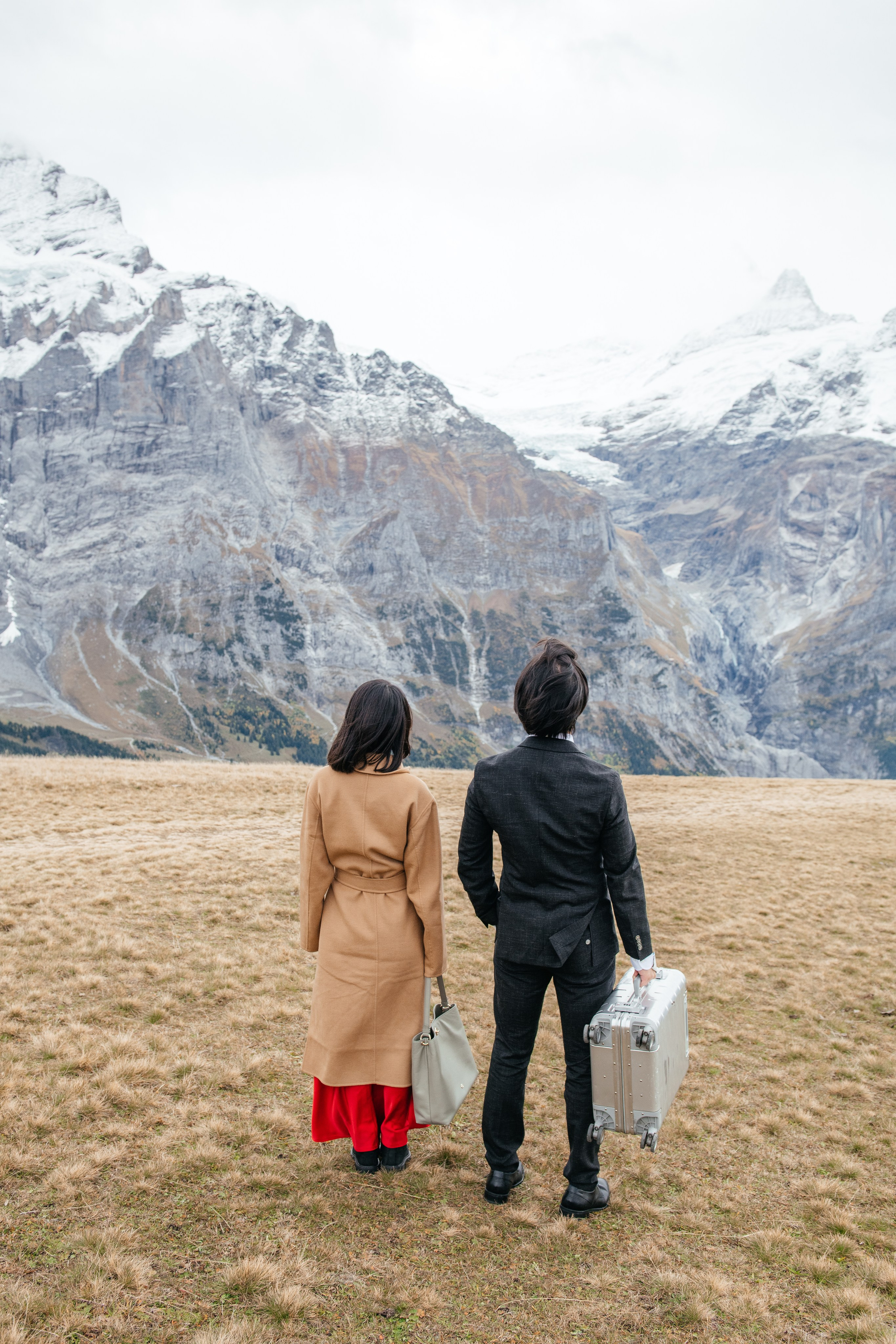Kaiwen & Xiaoming Grindelwald, Switzerland. I am Elena Altendorfer. Wedding photographer in Zurich and Switzerland