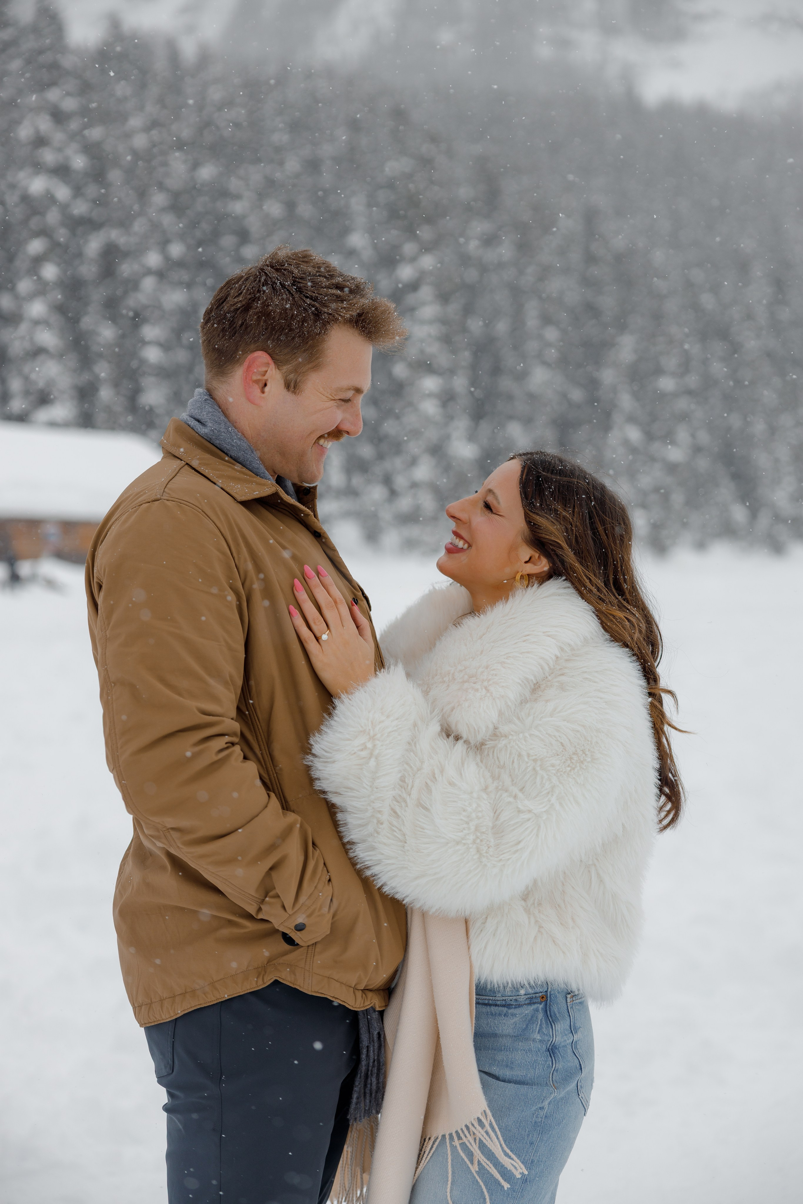 Lake Louise engagement session. Home