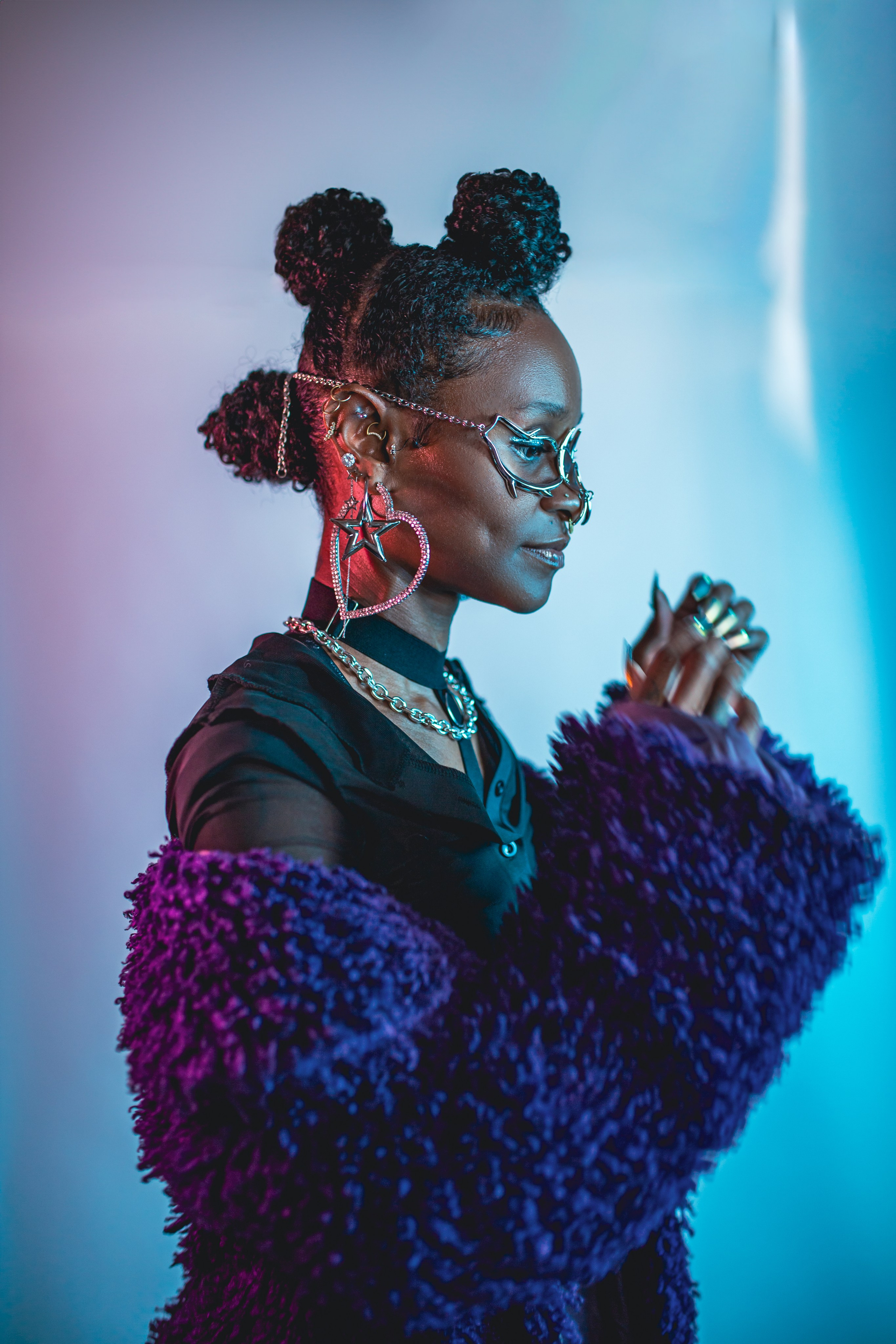 Cartier Cyberpunk. Oxana Photographer in Charlotte, NC