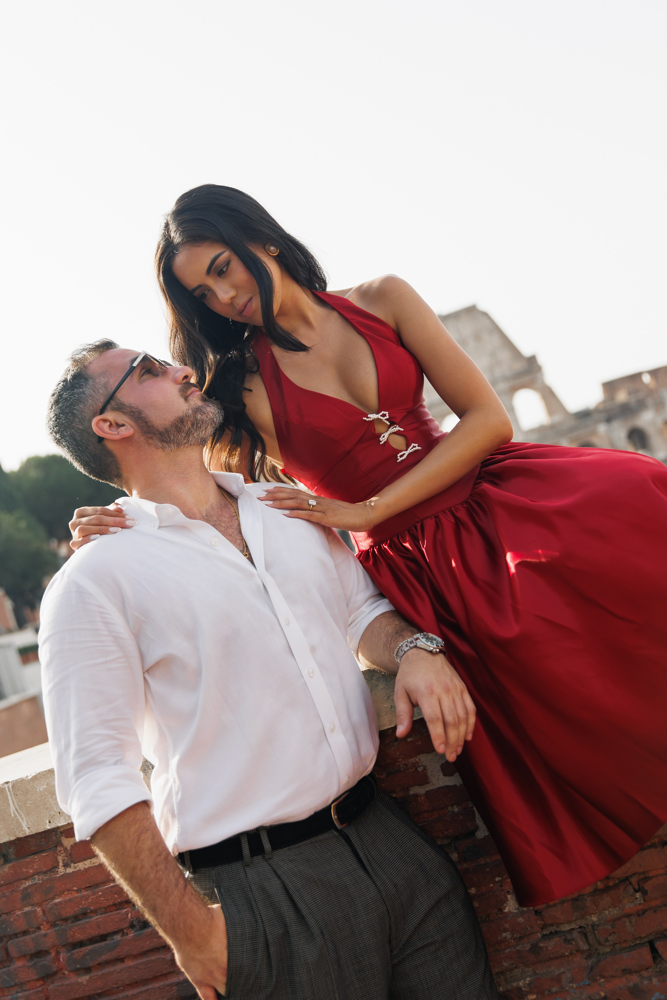 Veroniva & Dean. Wedding Photographer Rome Tuscany Como Sicily Puglia Amalfy Italy- Oksana Savenchuk