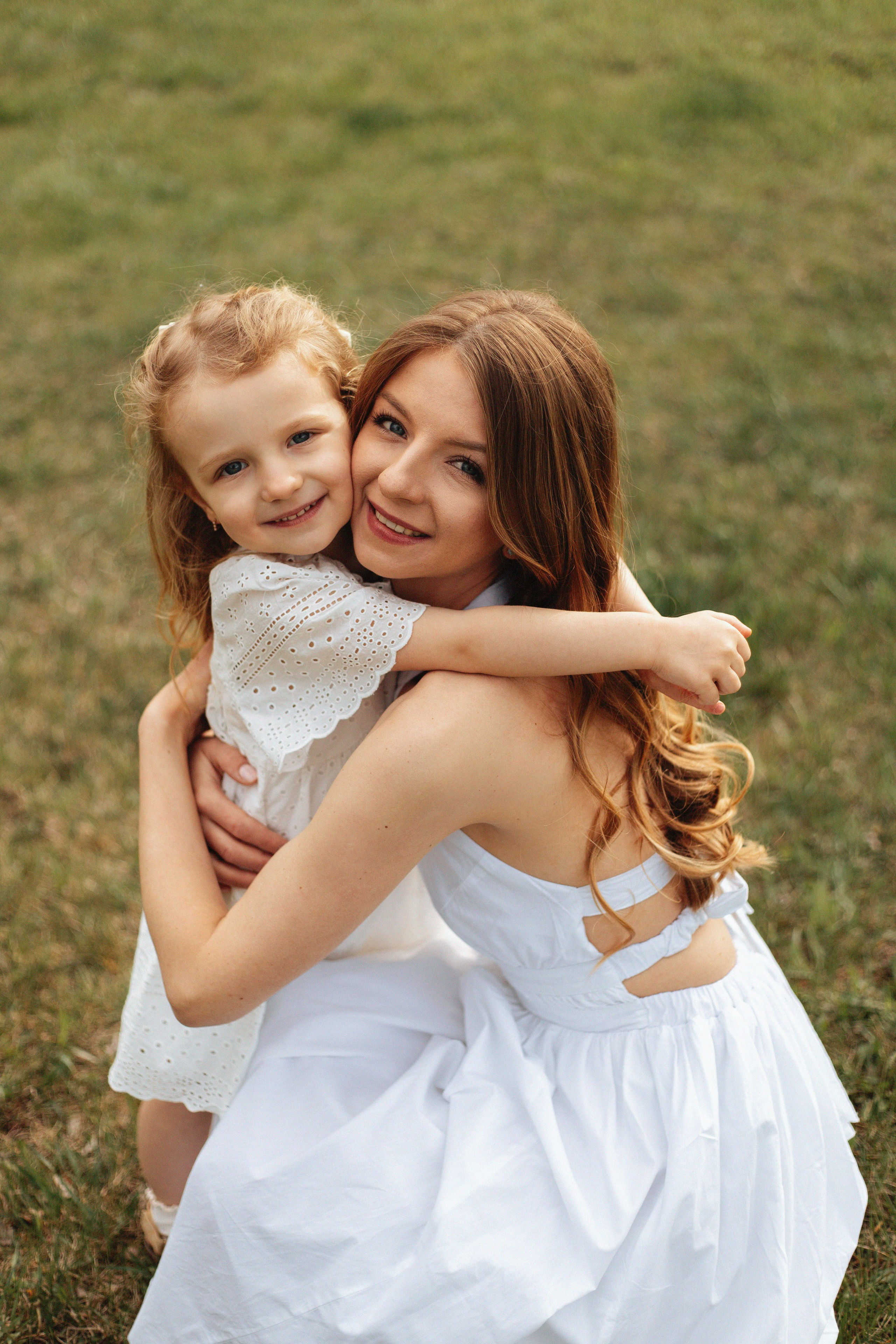 Mother & daughter story. Home