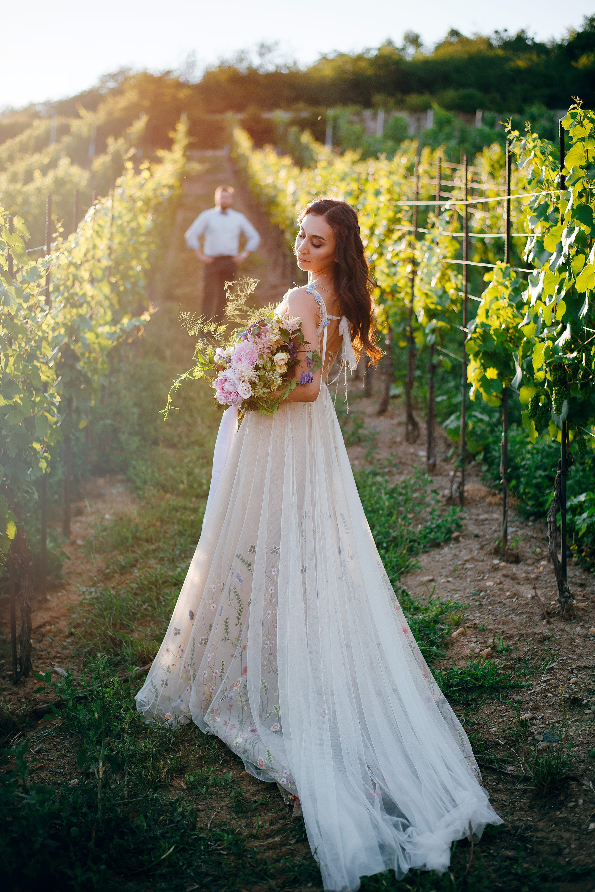 Romantic destination wedding in Czech republic Prague