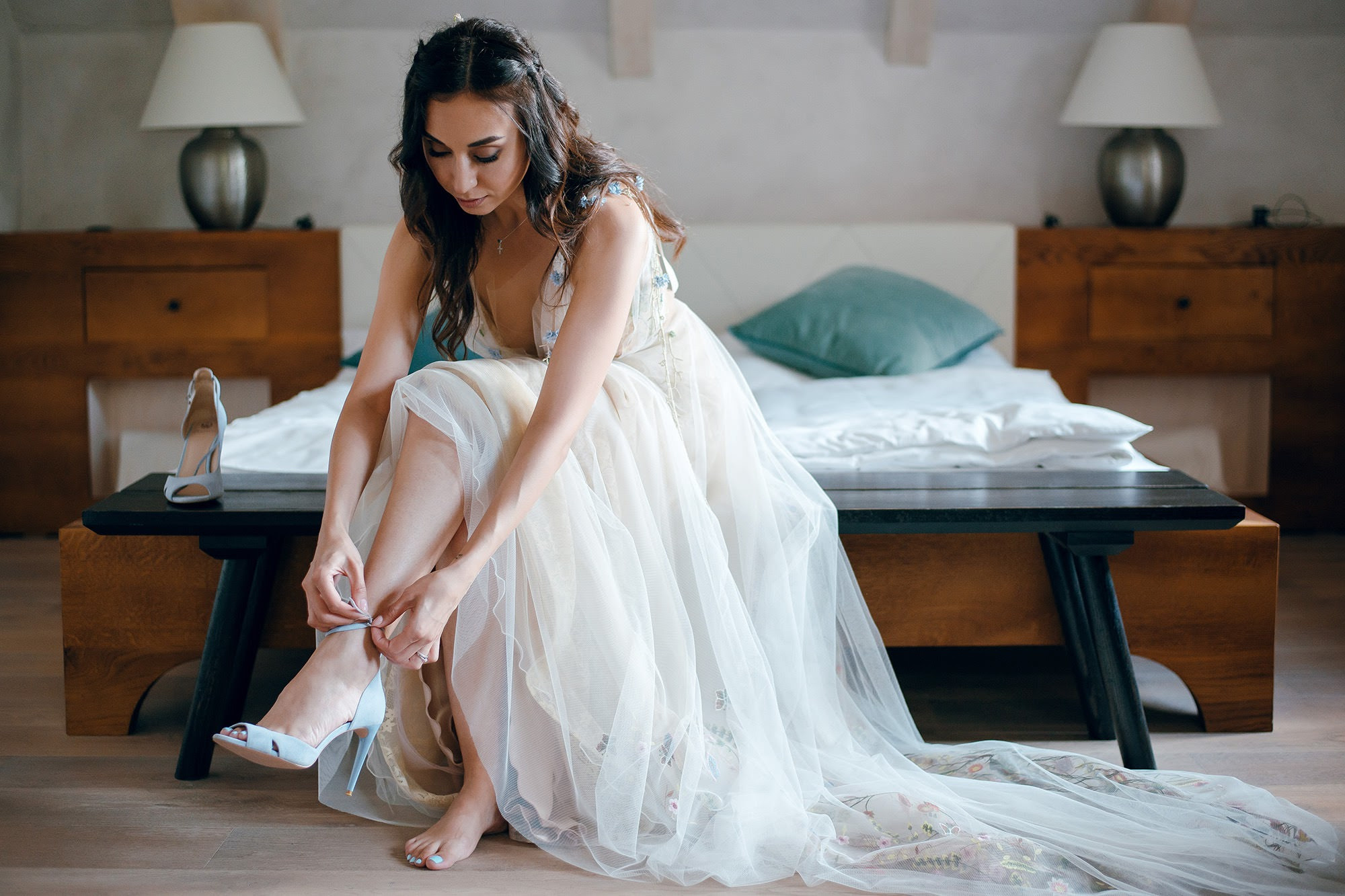 Romantic destination wedding in Czech republic Prague