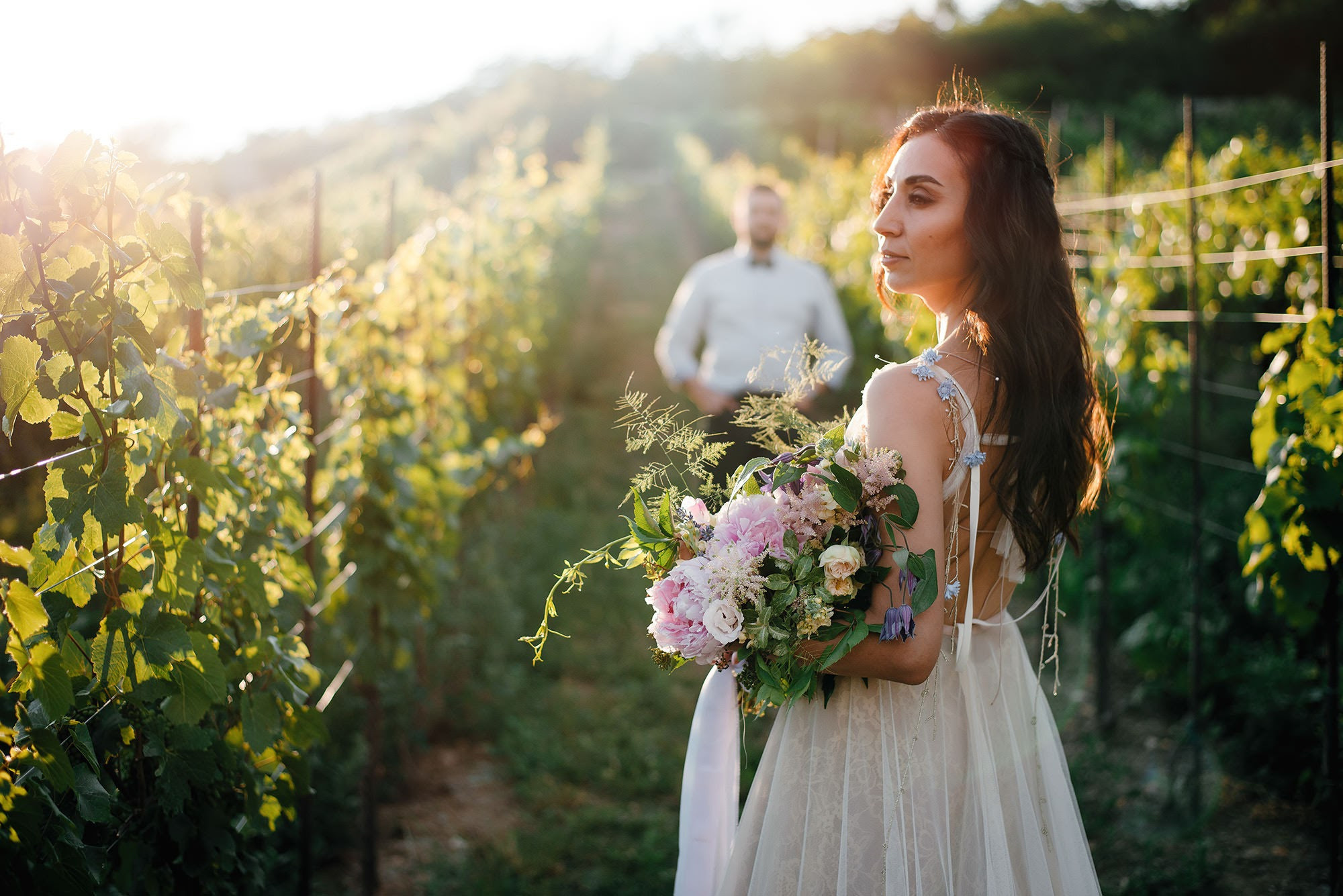 Romantic destination wedding in Czech republic Prague