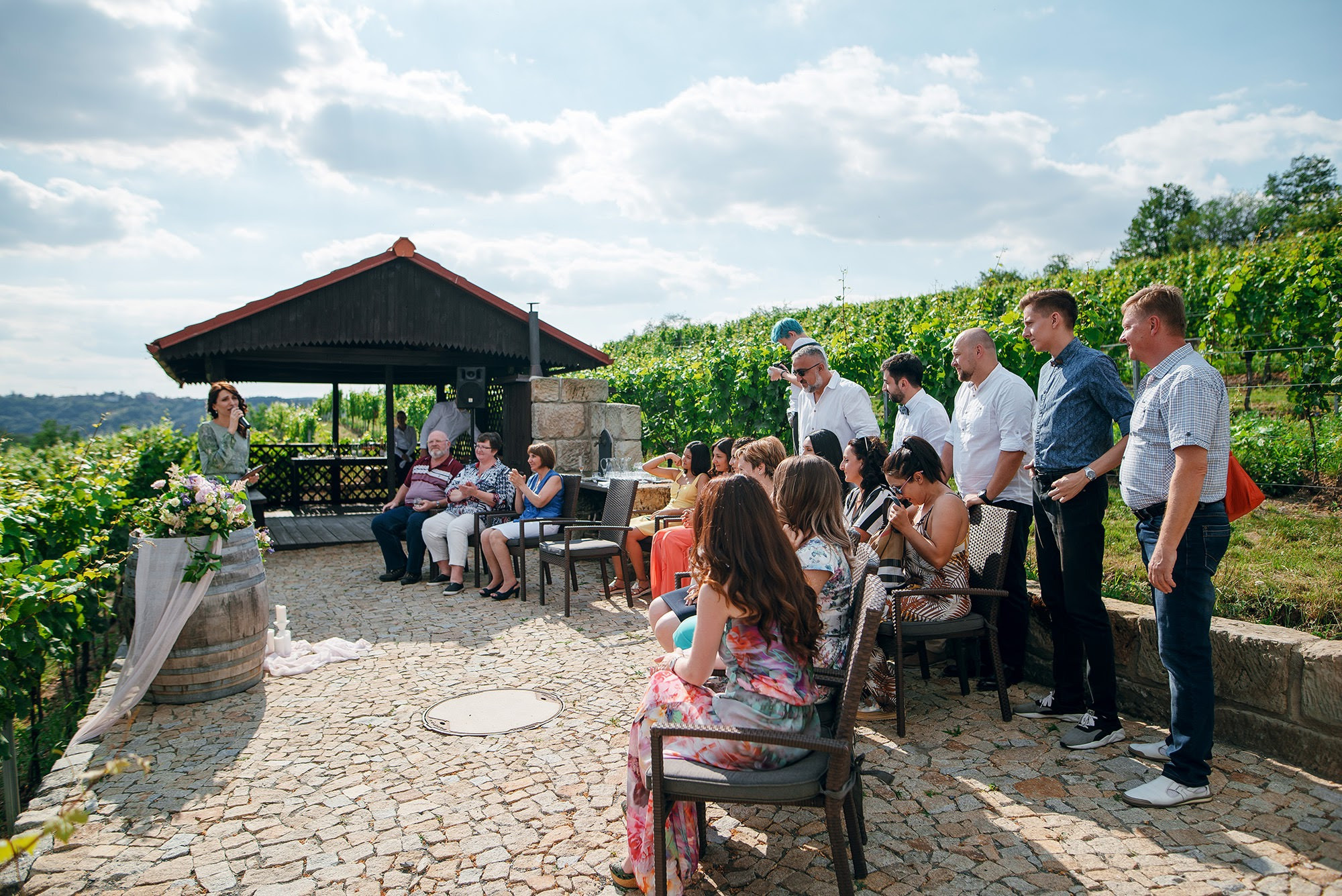 Romantic destination wedding in Czech republic Prague