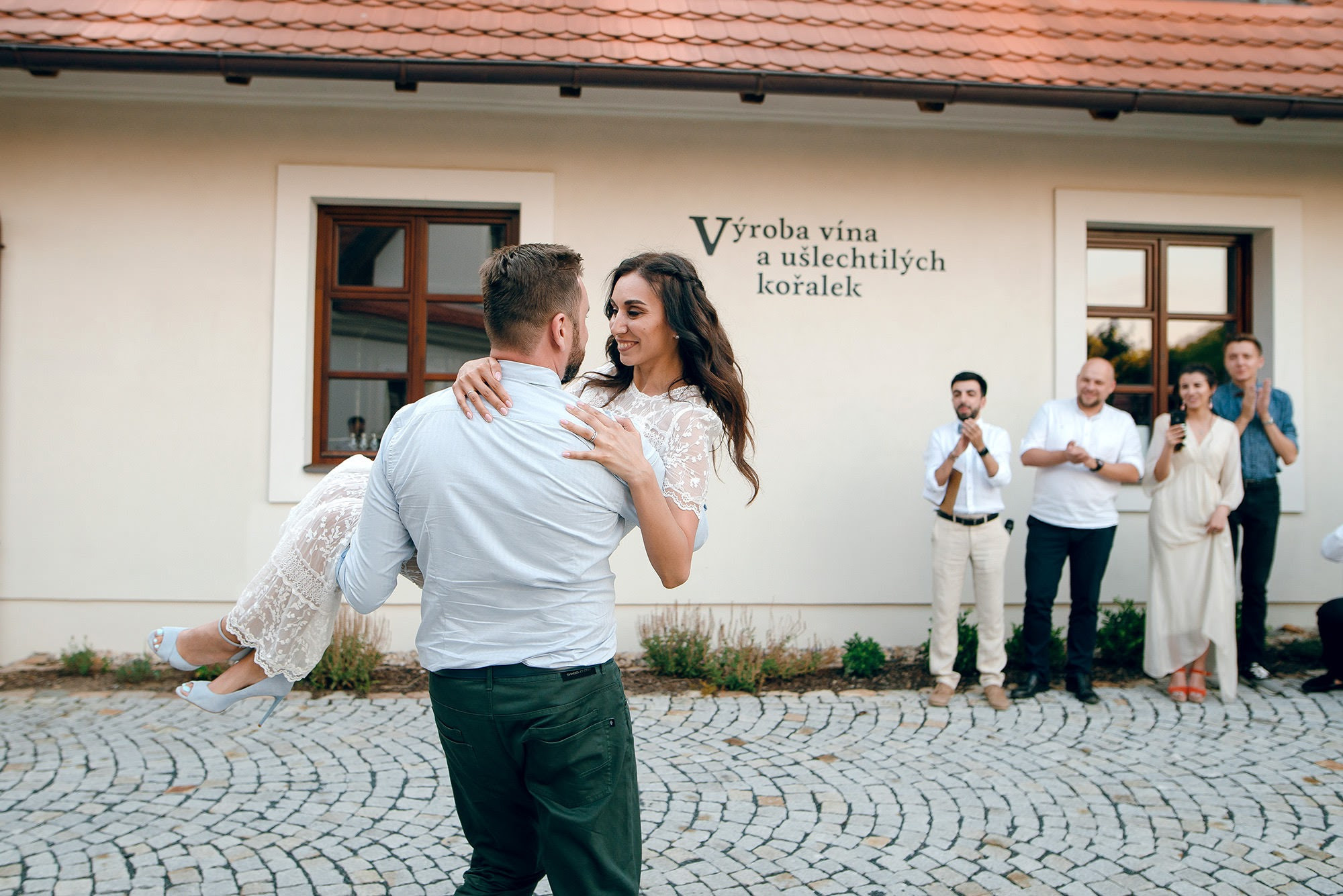 Romantic destination wedding in Czech republic Prague
