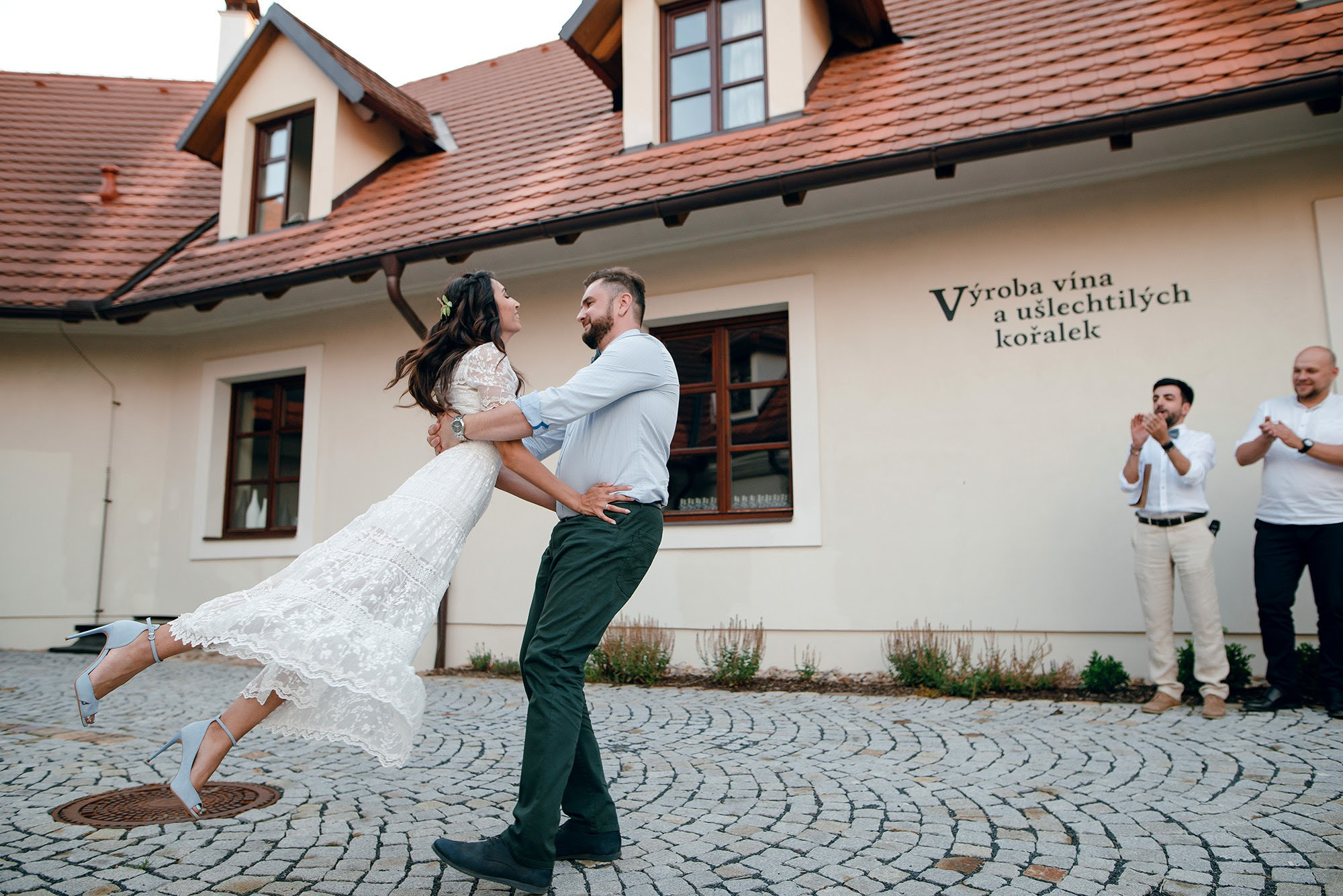 Romantic destination wedding in Czech republic Prague