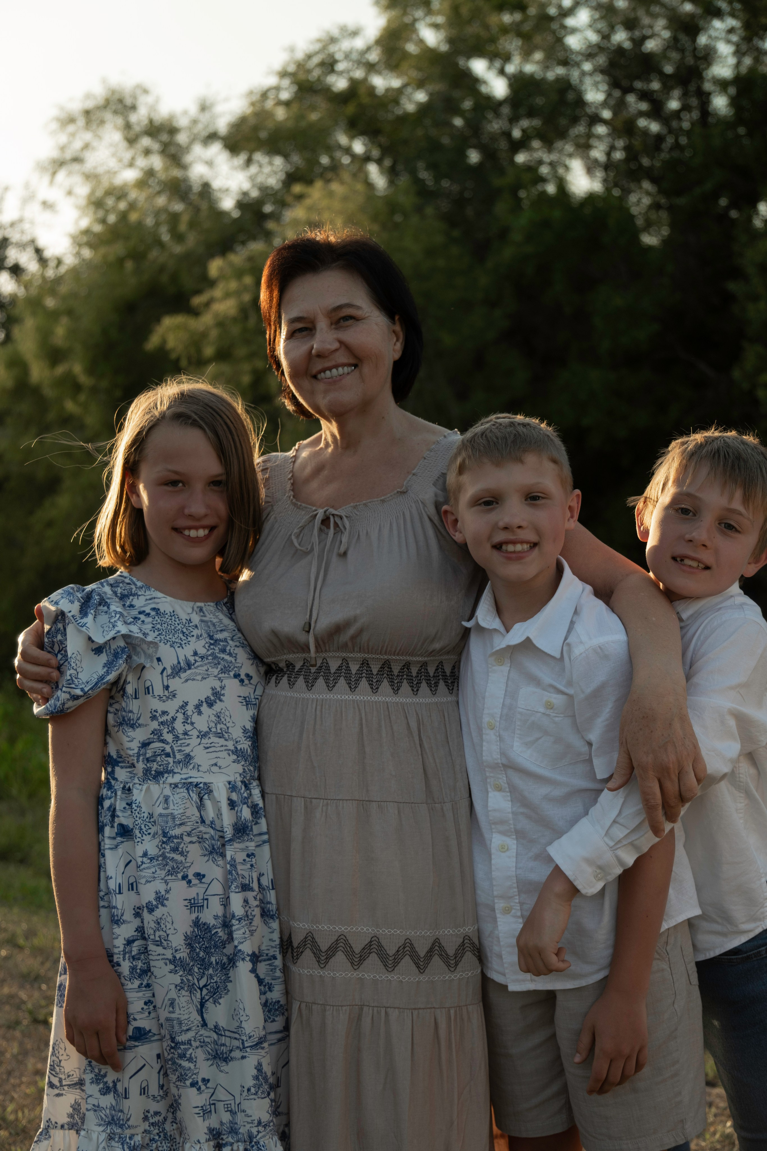 Anastasia and family. Photographer Vladmir Gladkov