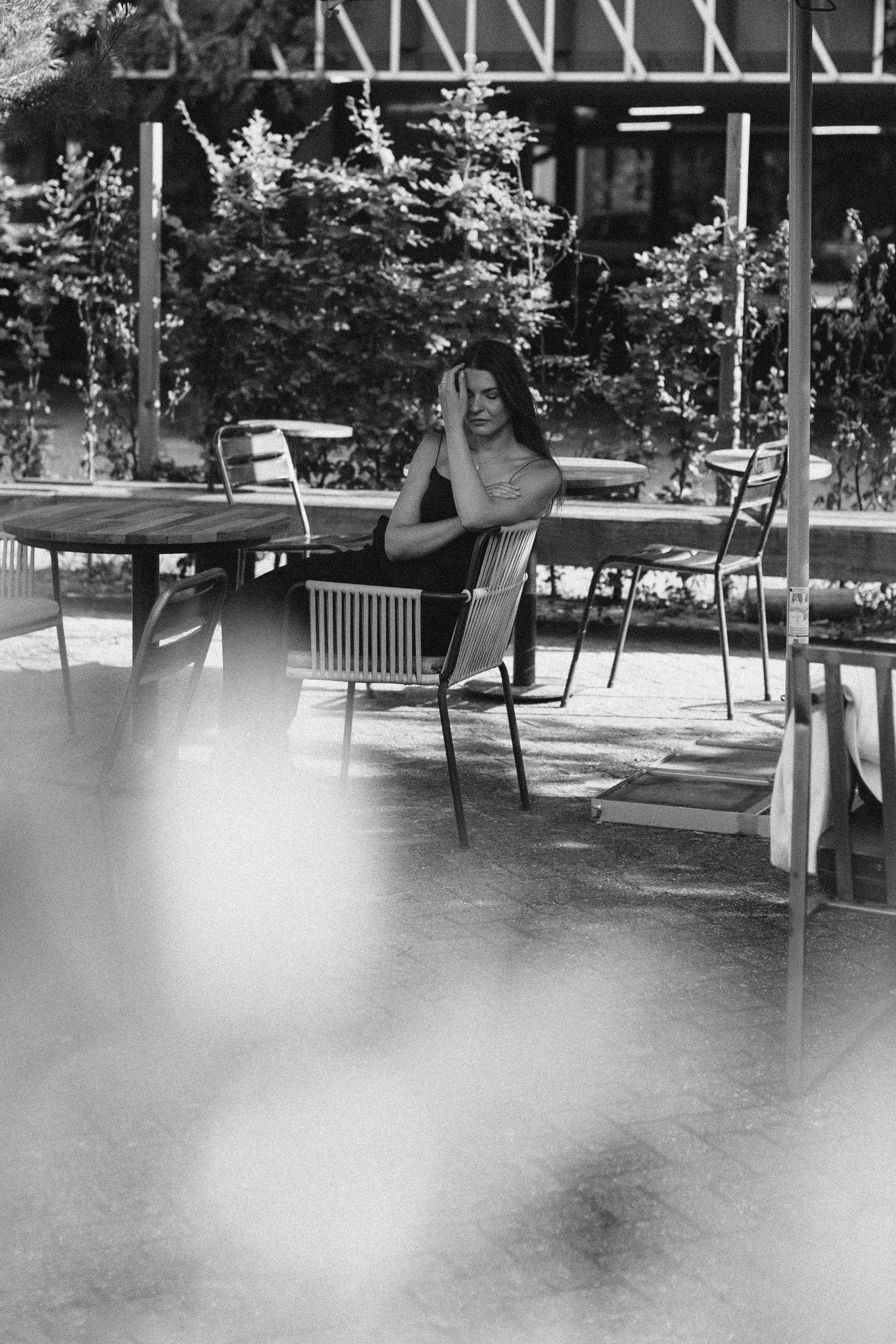 Daria. Shooting a photographer. True self