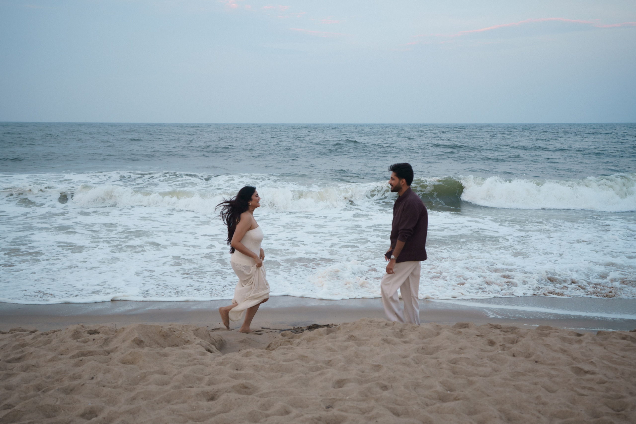 Beach engagement. New York + travel photographer