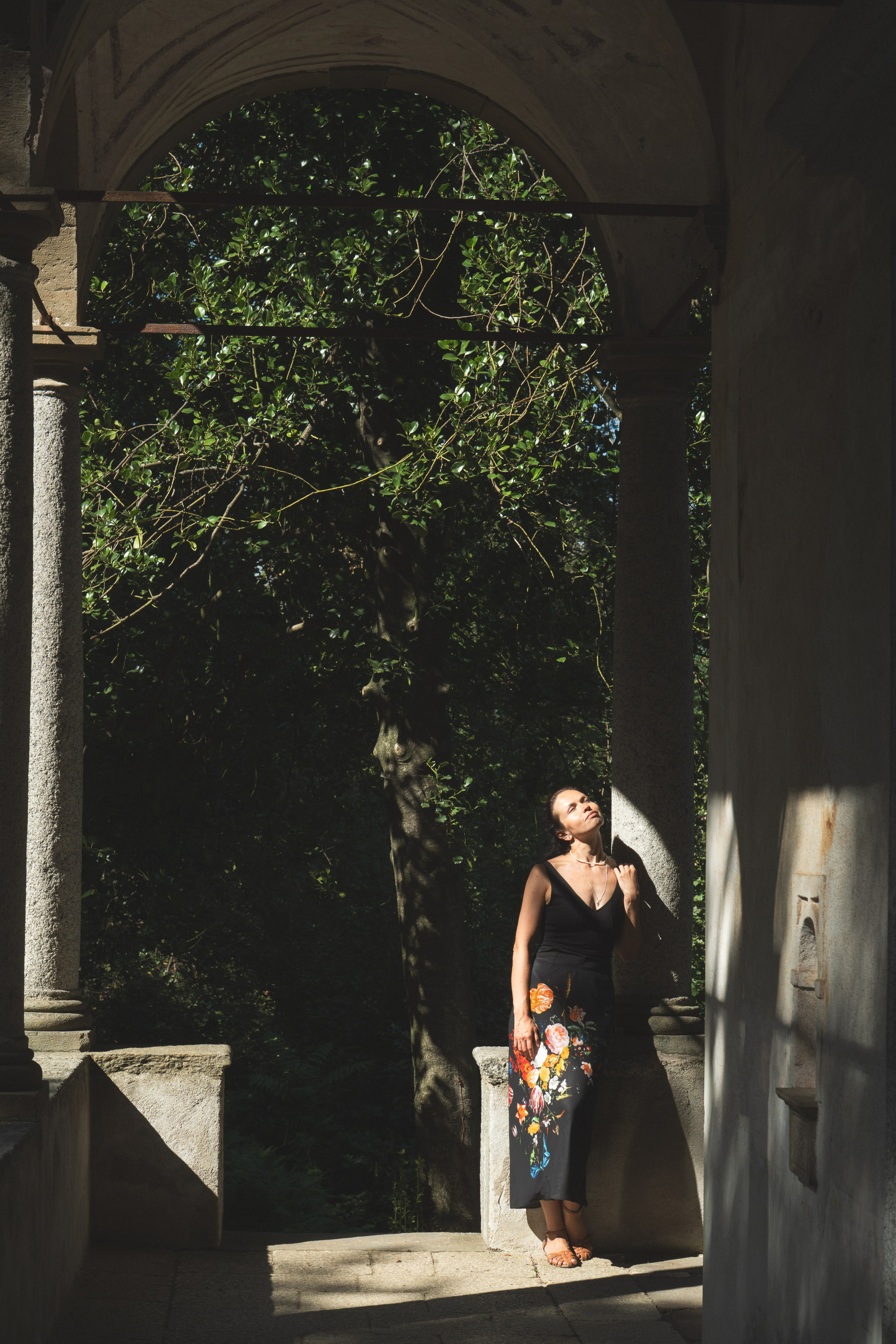 Women’s portrait photoshoot in Orta San Giulio