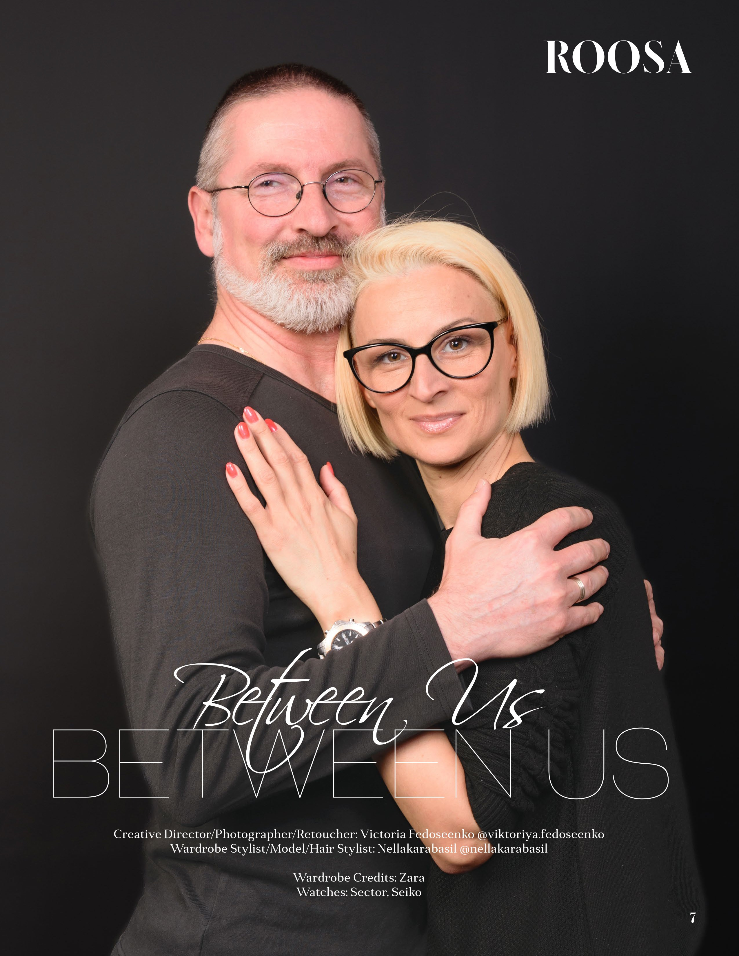 BRANISLAV and NELLA “Between Us” // 6X Fashion & ROOSA. Victoria Fedoseenko. Editorial portrait & brand & event photographer based in Serbia