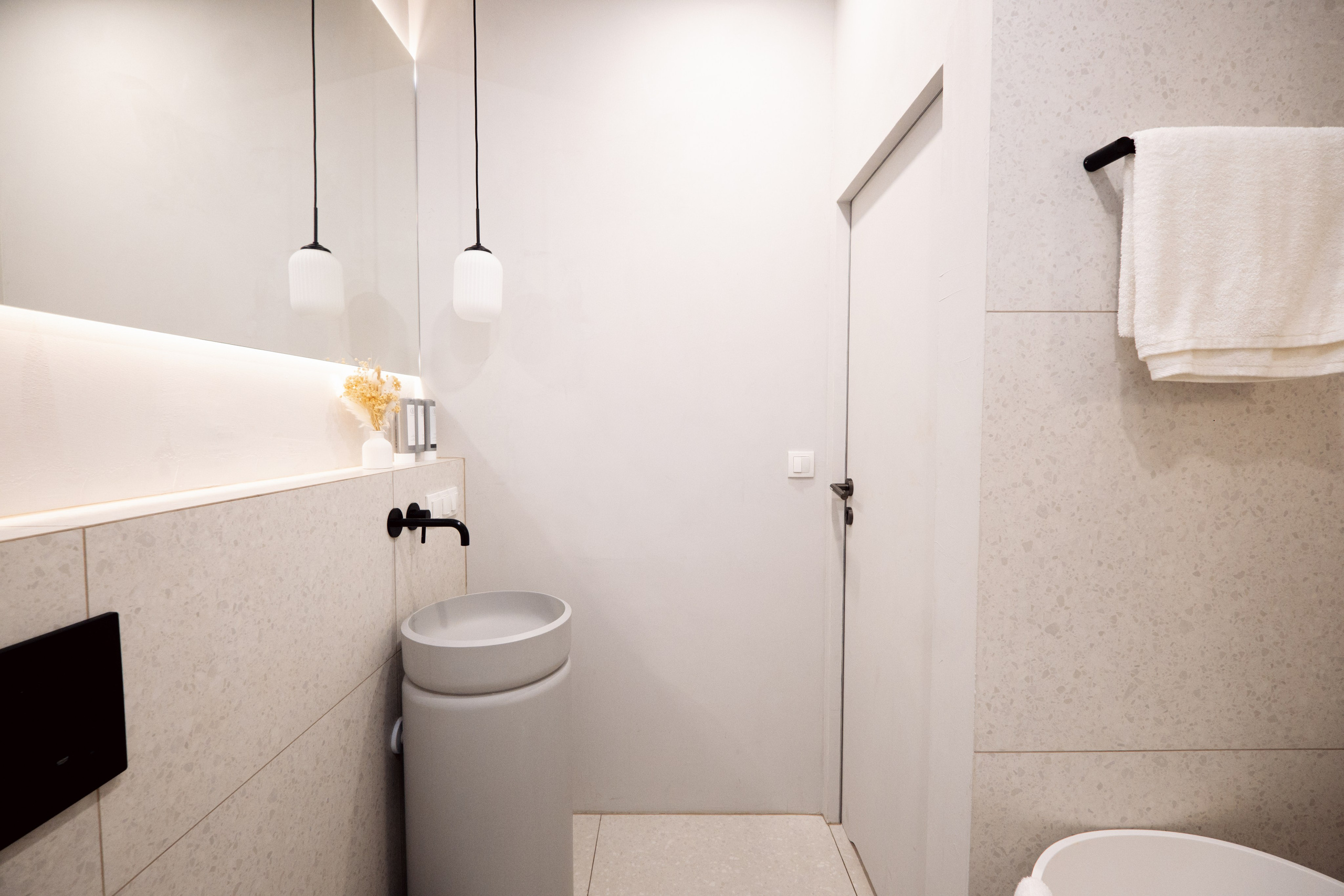 Eleganckie wnętrze w Warszawie — Zdjęcia nieruchomości. Fotograf nieruchomości